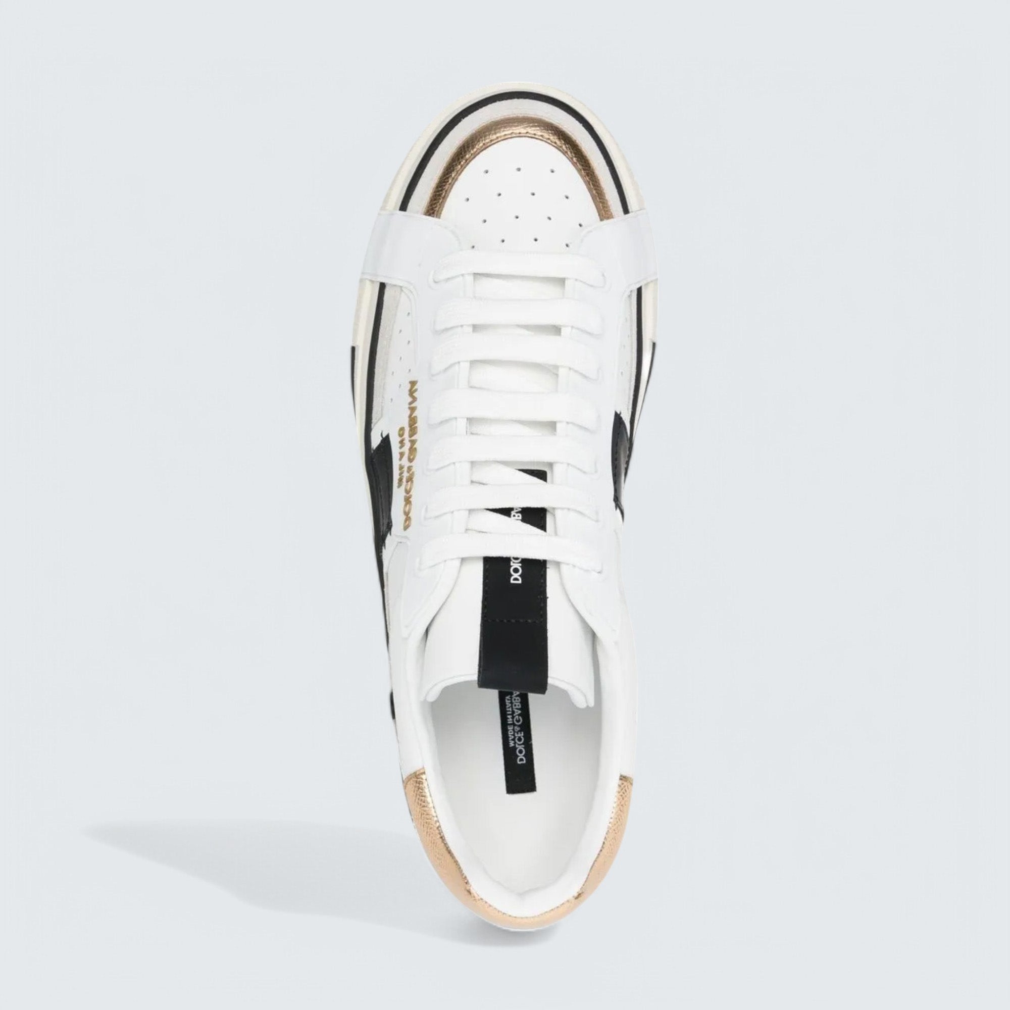 D&G Custom 2.Zero Low-Top Sneakers 'White/Light Gold'