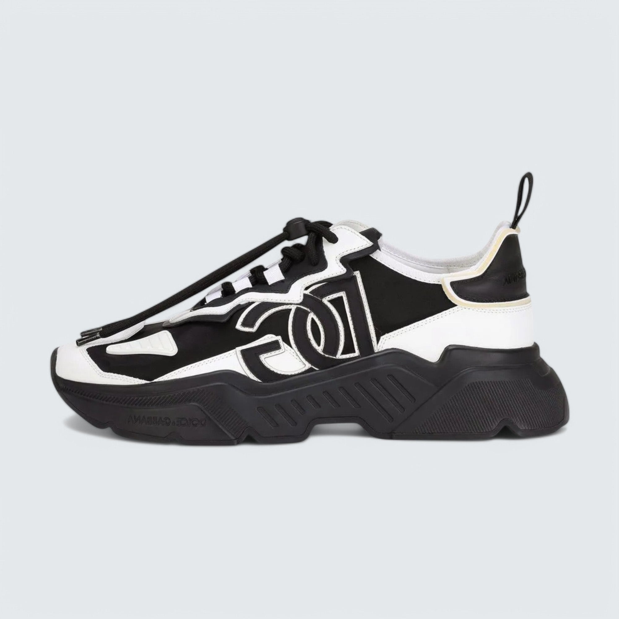 D&G Daymaster Low-Top Sneakers 'Black/White'
