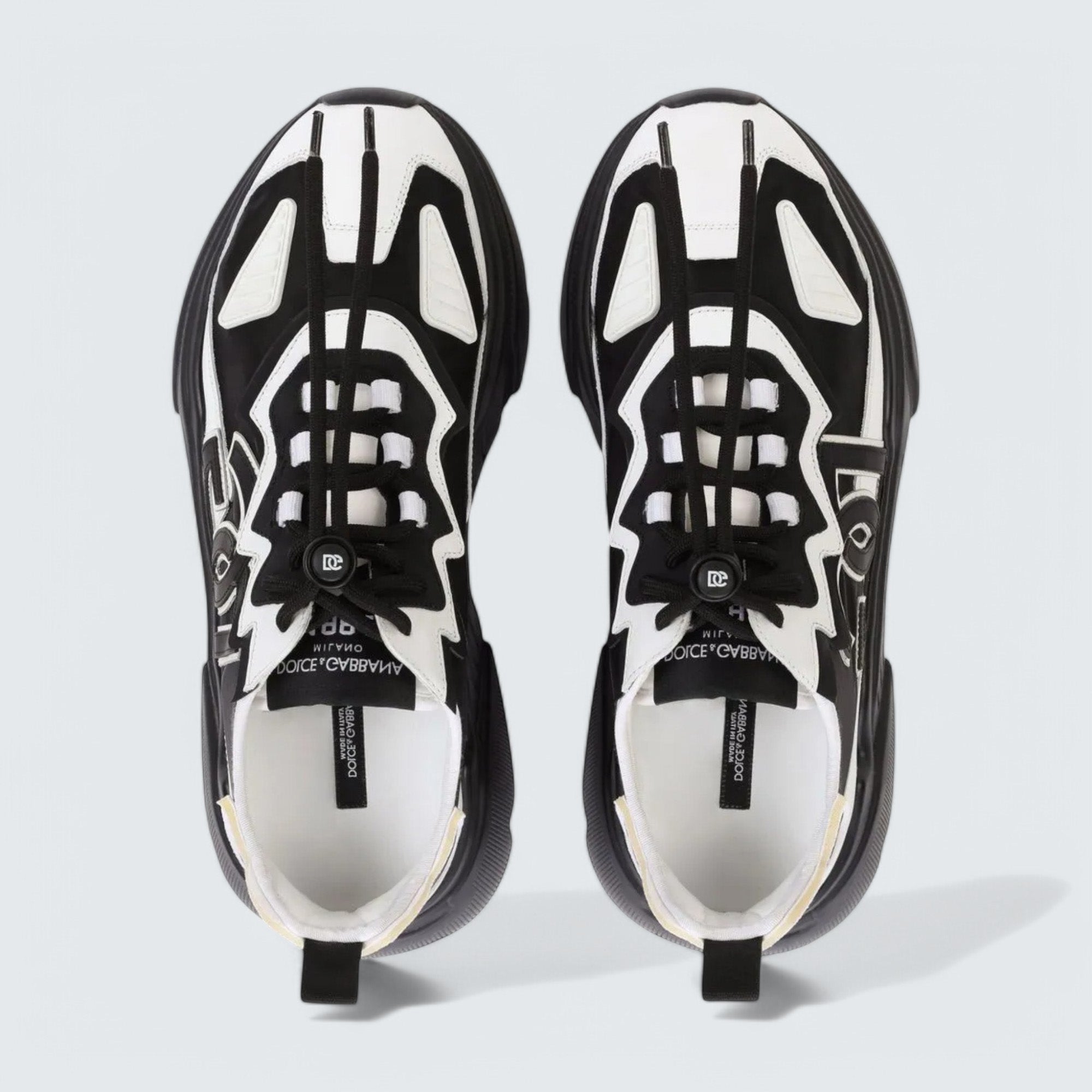 D&G Daymaster Low-Top Sneakers 'Black/White'