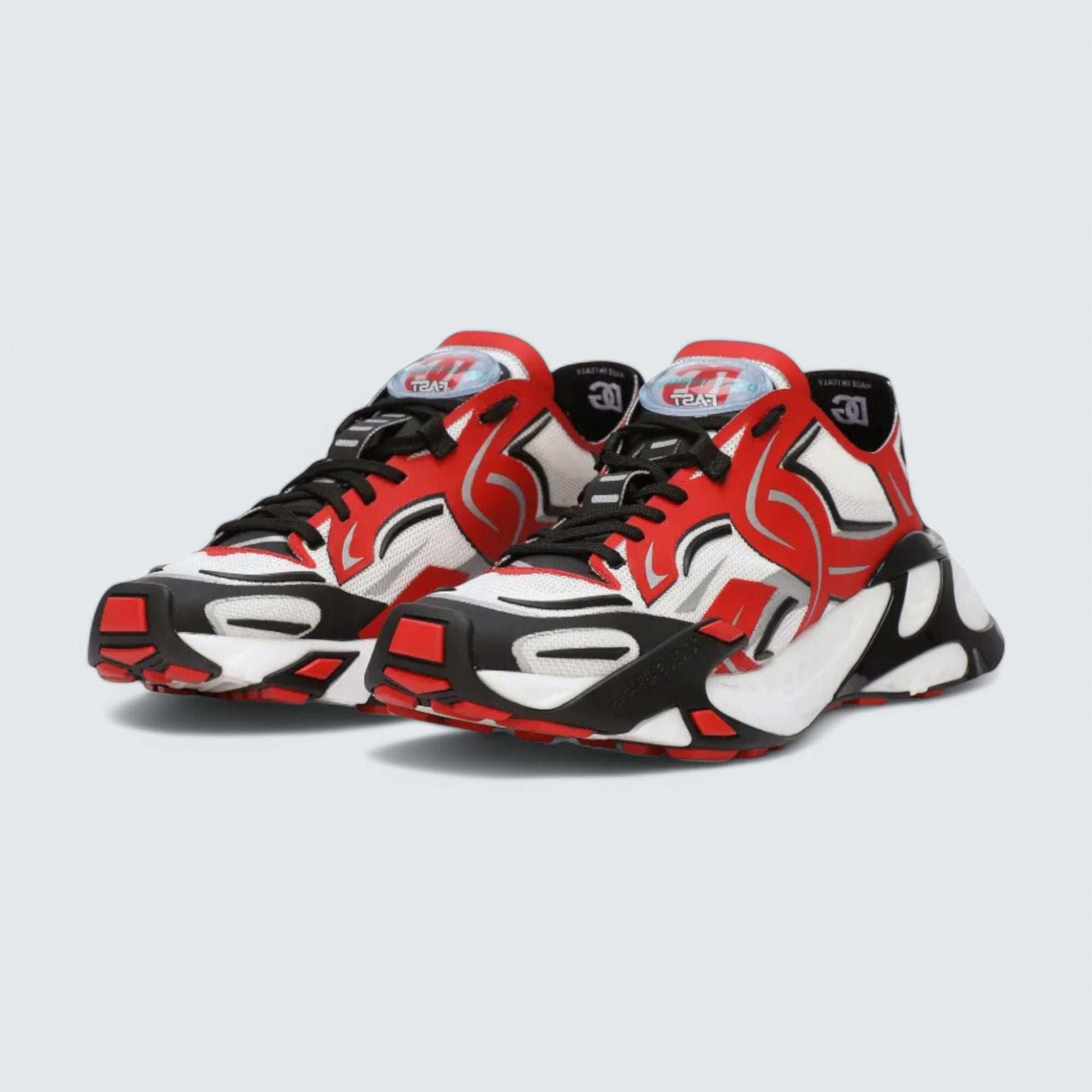 D&G Fast in Maglina Sneakers 'White/Red/Black'