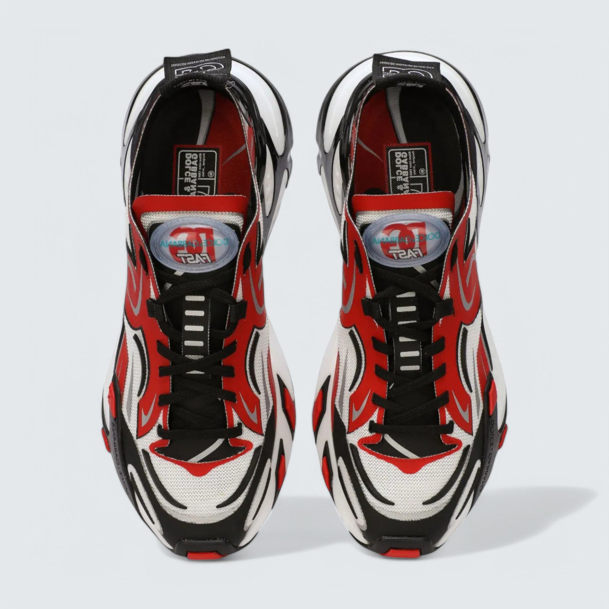 D&G Fast in Maglina Sneakers 'White/Red/Black'