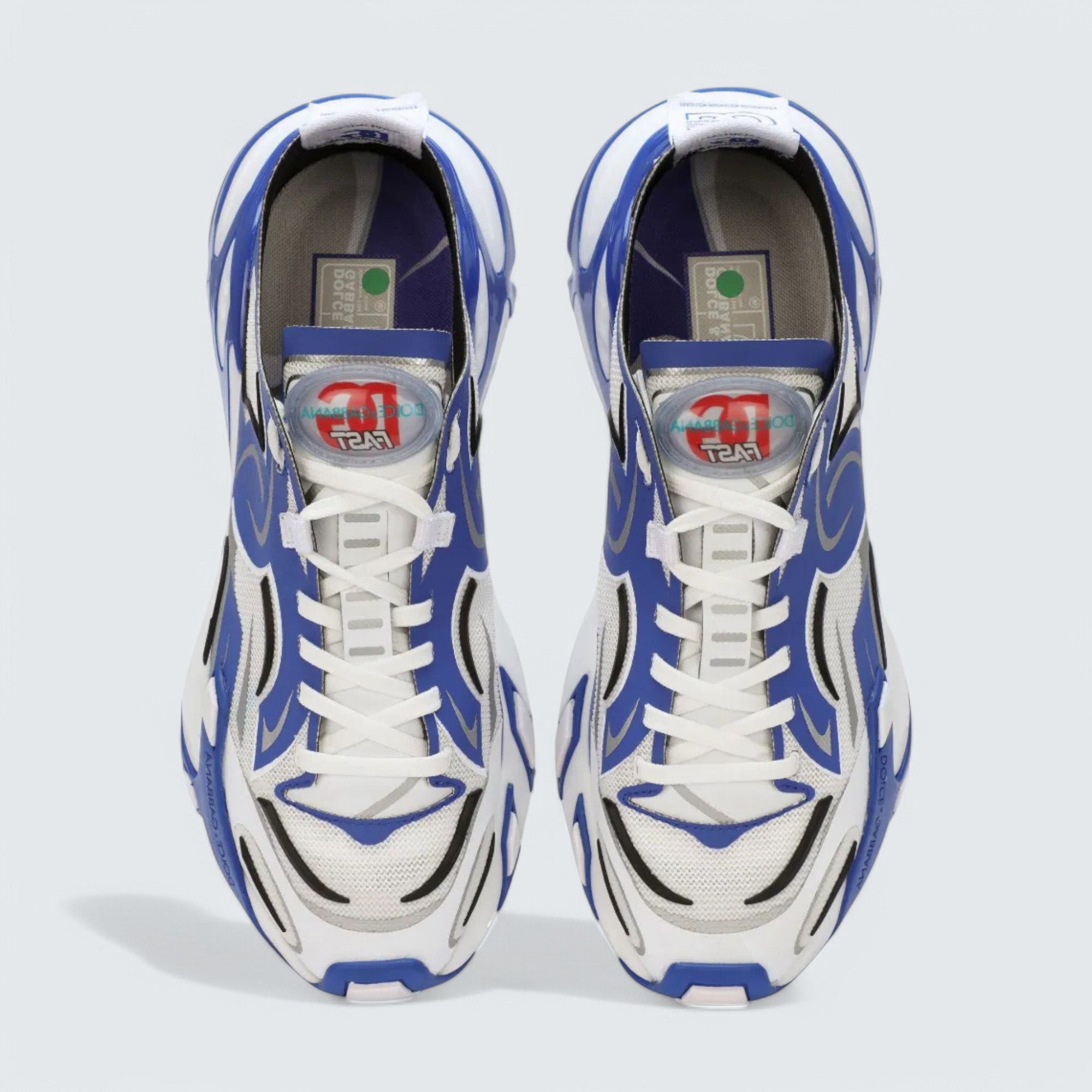D&G Fast in Maglina Panelled Sneakers 'Blue/White'