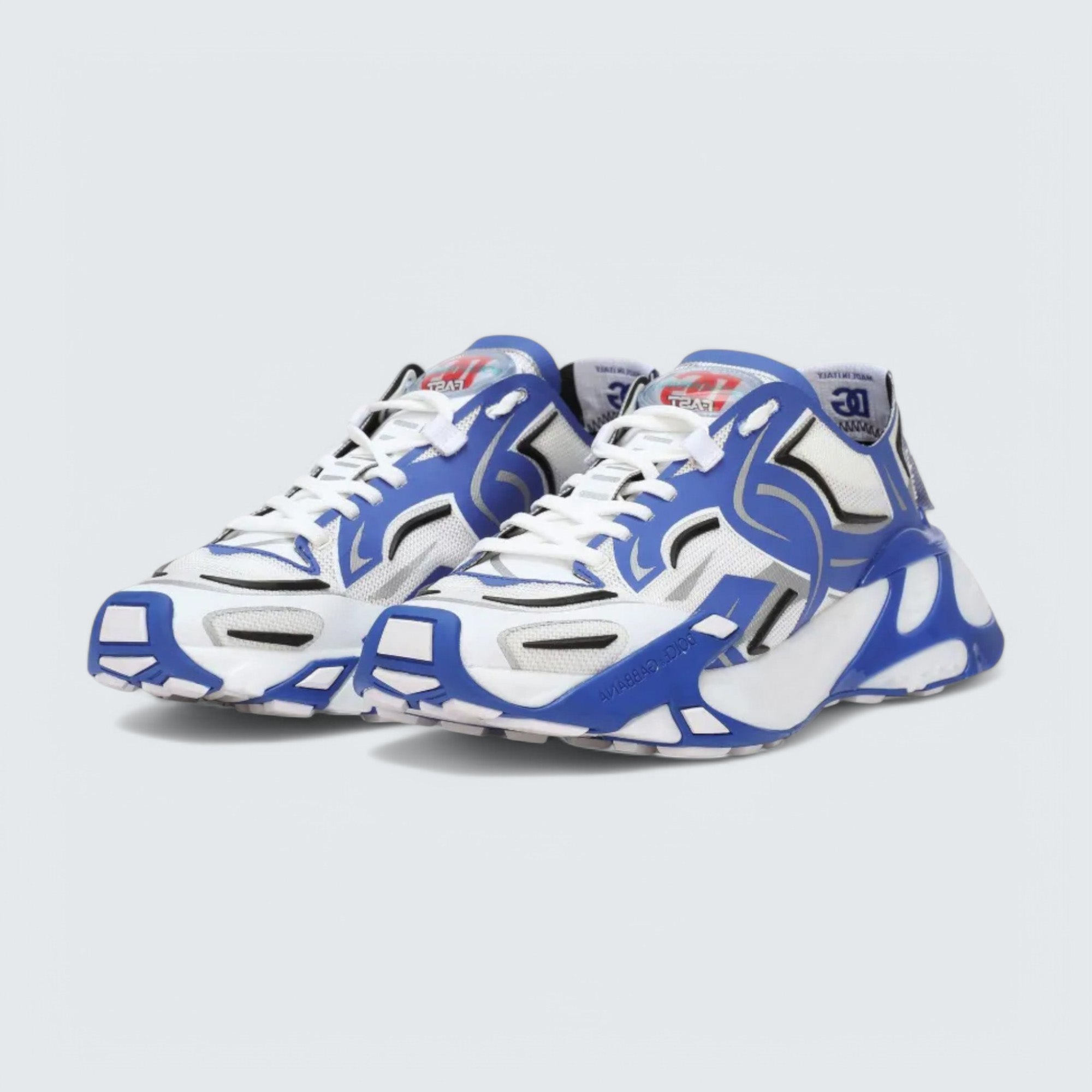 D&G Fast in Maglina Panelled Sneakers 'Blue/White'