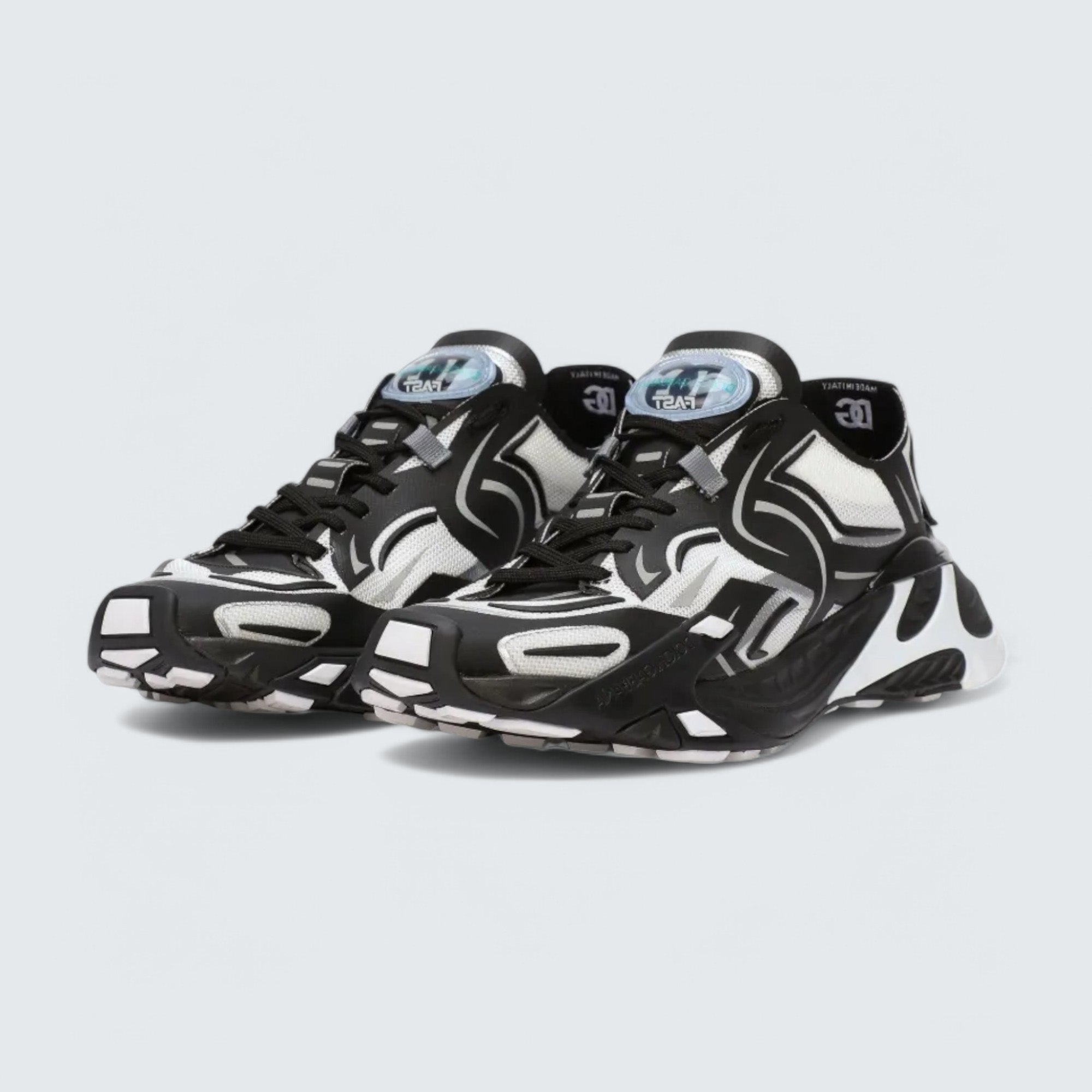 D&G Fast in Maglina Sneakers 'White/Black'