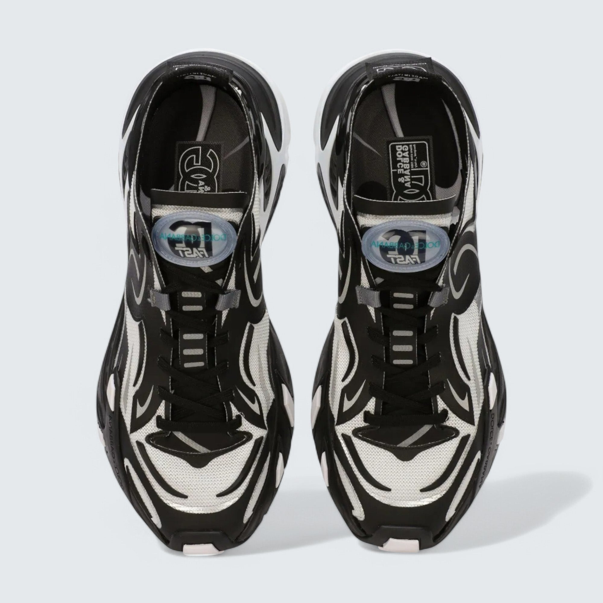 D&G Fast in Maglina Sneakers 'White/Black'