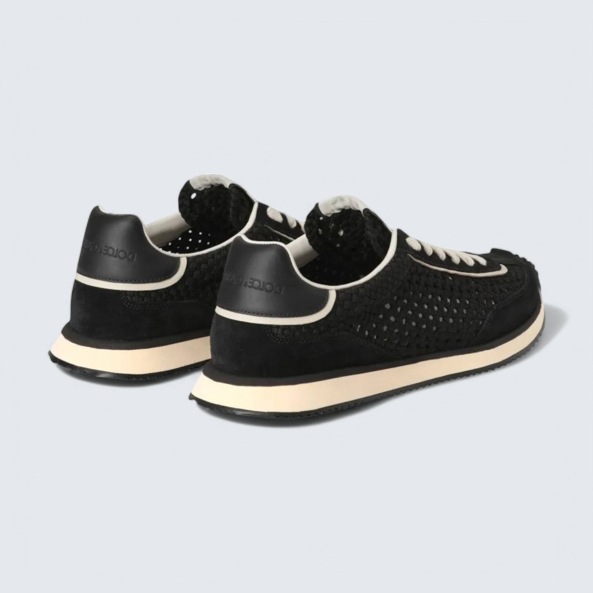 D&G Interwoven Sneakers 'Black'