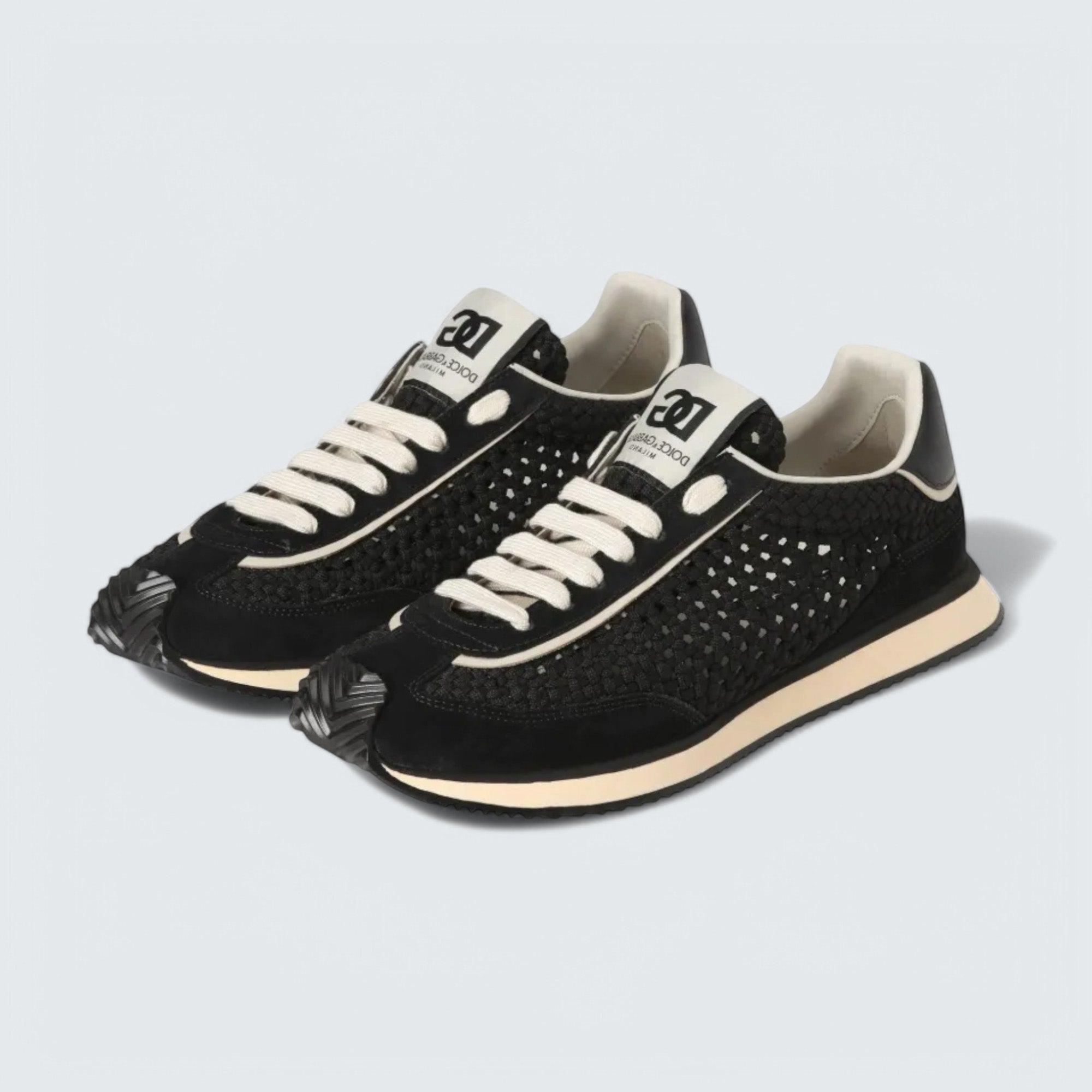 D&G Interwoven Sneakers 'Black'