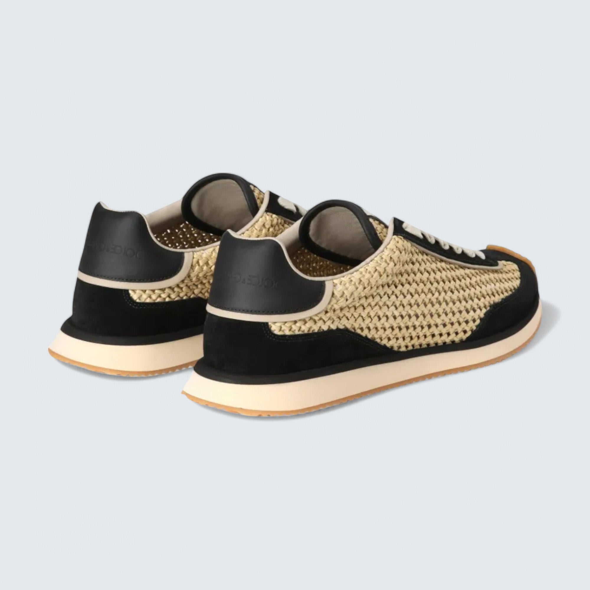 D&G Interwoven Sneakers 'Light Beige'