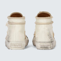 D&G Lace-Up Mid-Top Sneakers 'Light Beige'