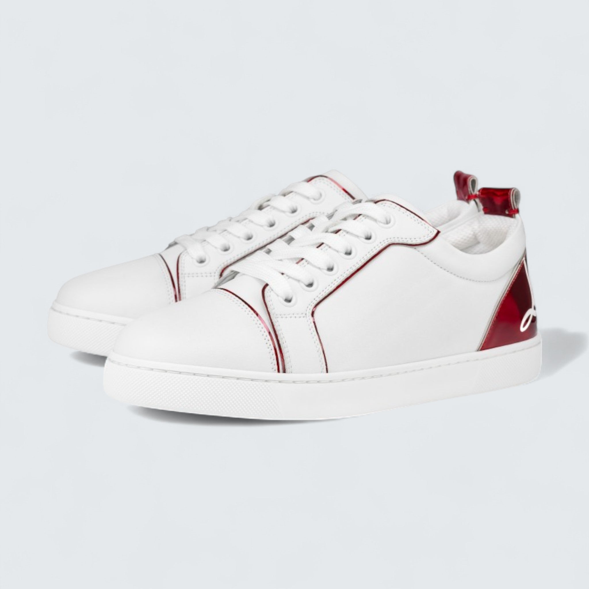 Fun Louise Junior Calf leather and Psychic Patent Leather White