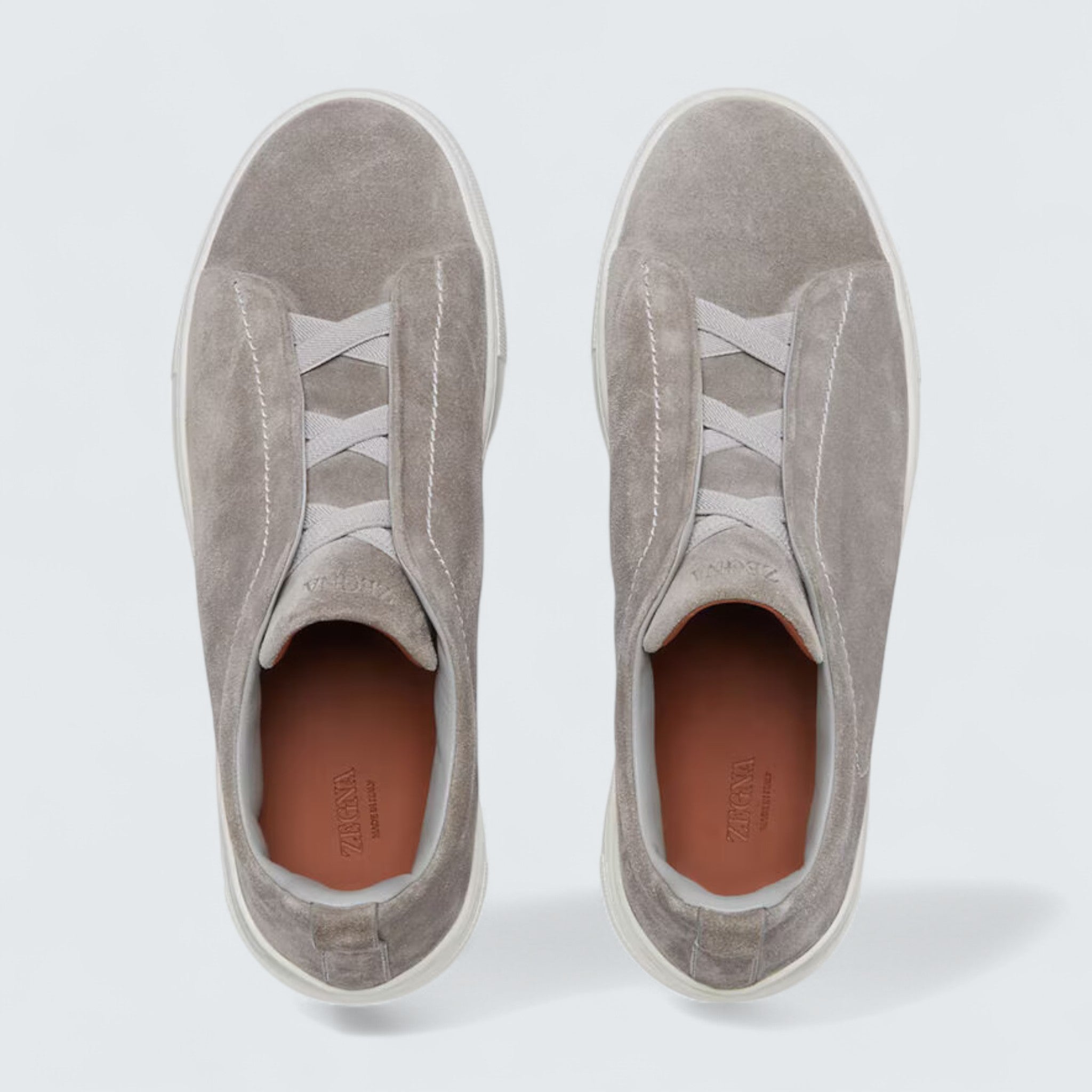Grey Mélange Suede Triple Stitch™ Sneakers