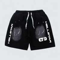 Vertical Logo Splatter Shorts