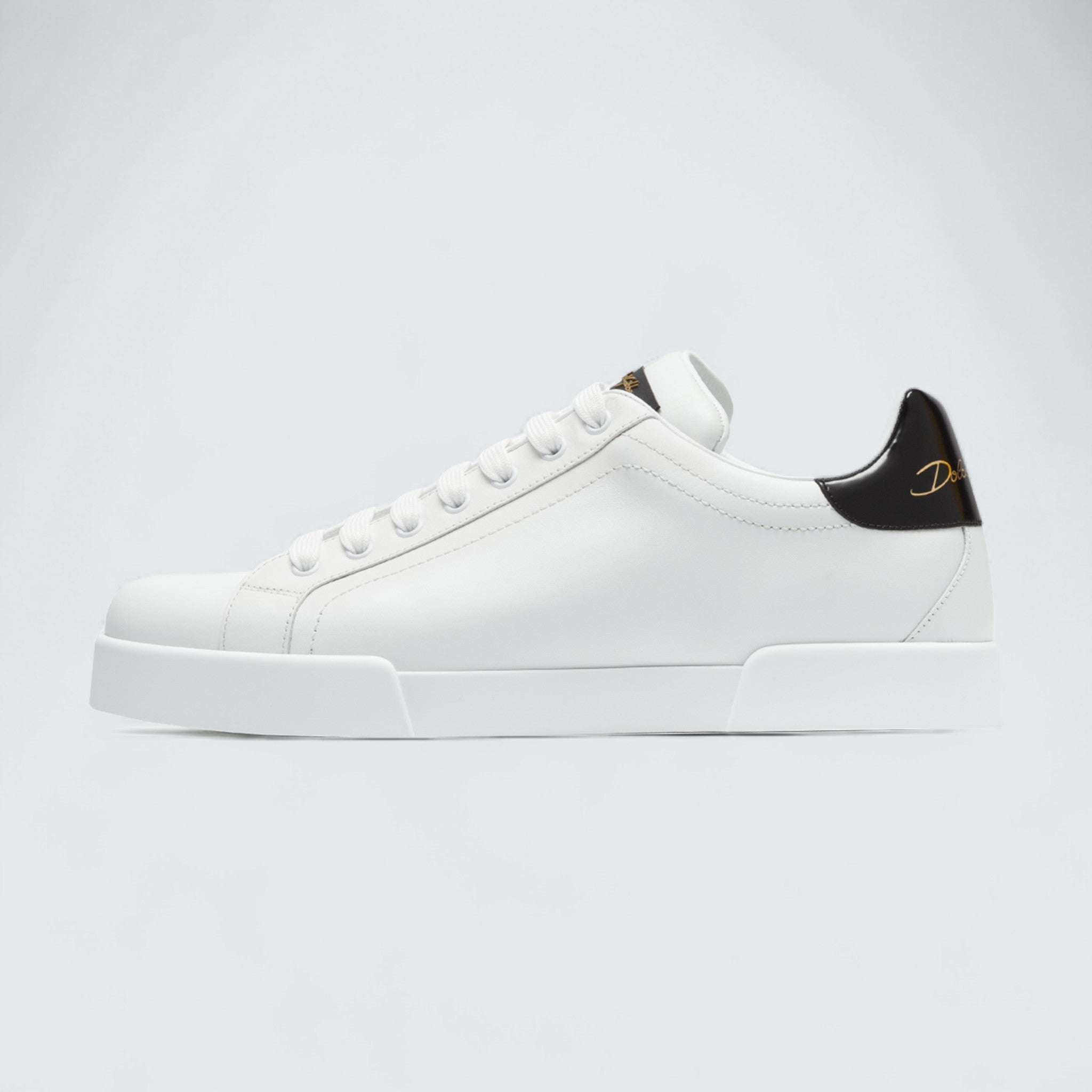 D&G Leather Portofino Sneakers