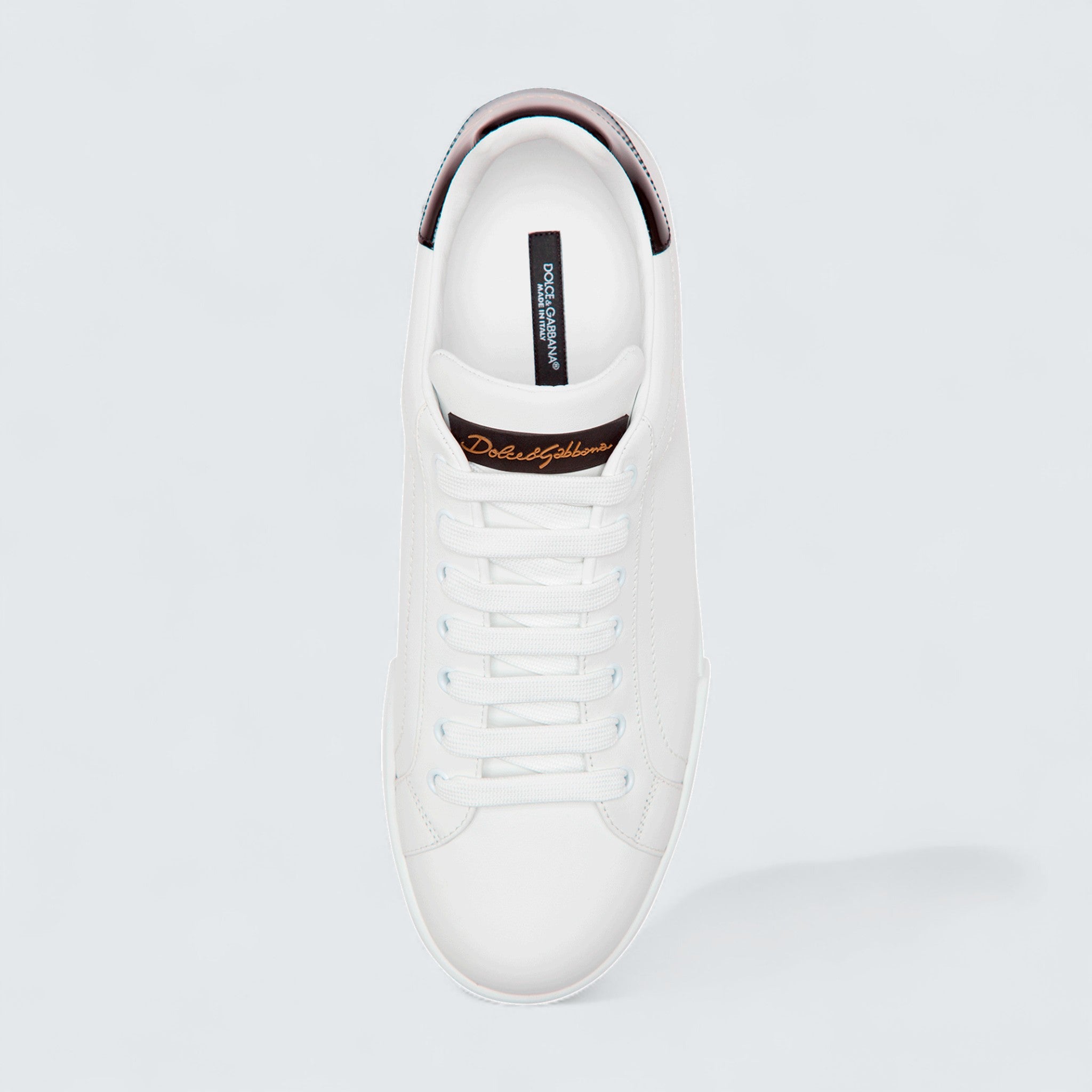 D&G Leather Portofino Sneakers