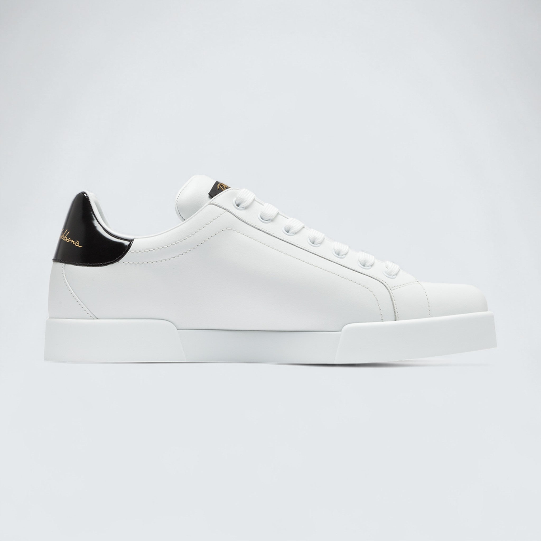 D&G Leather Portofino Sneakers