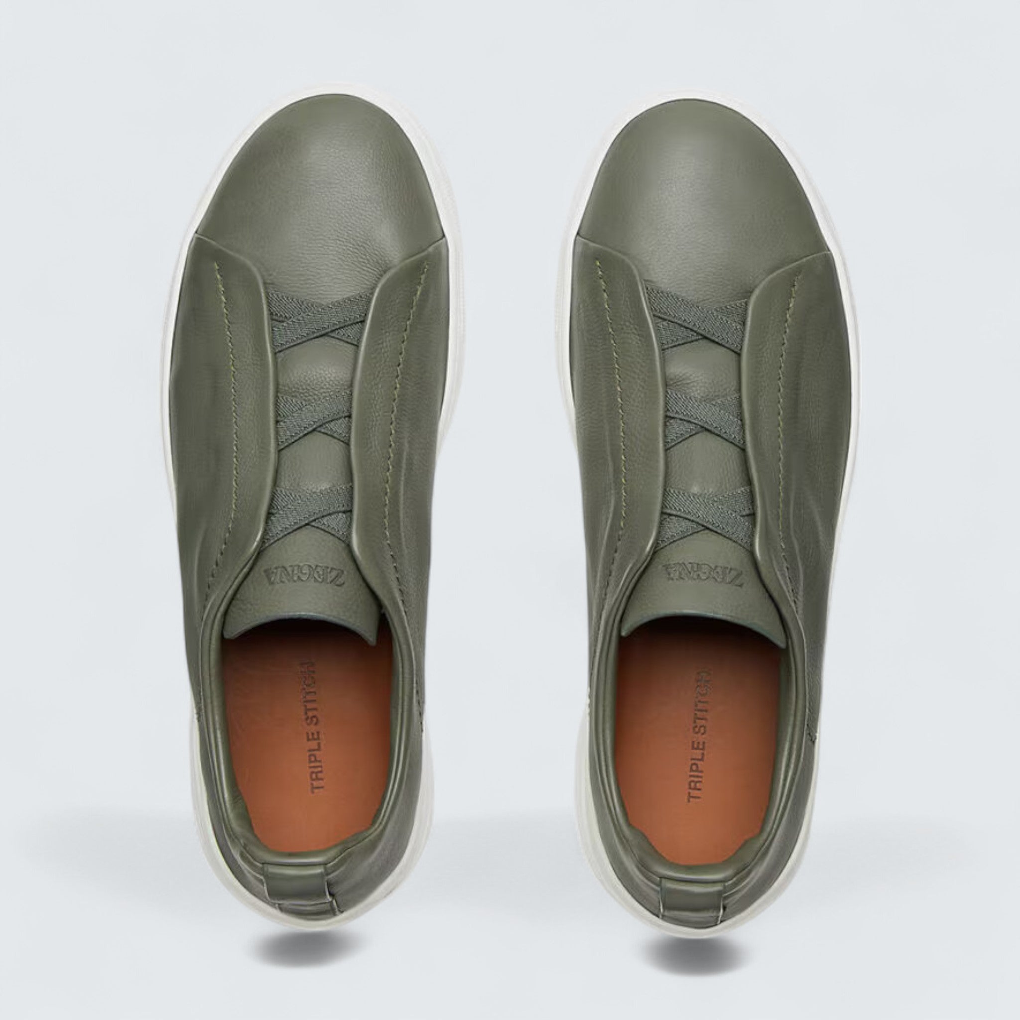 Light Army Green Triple Stitch™ SECONDSKIN Sneakers
