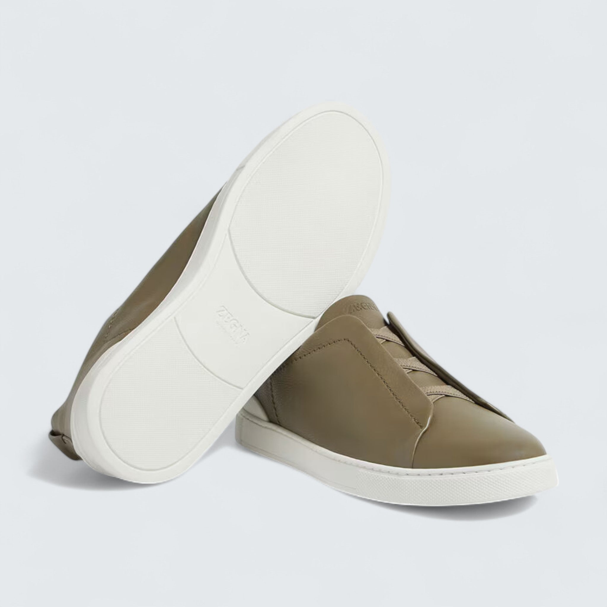Light Olive Green Triple Stitch™ SECONDSKIN Sneakers