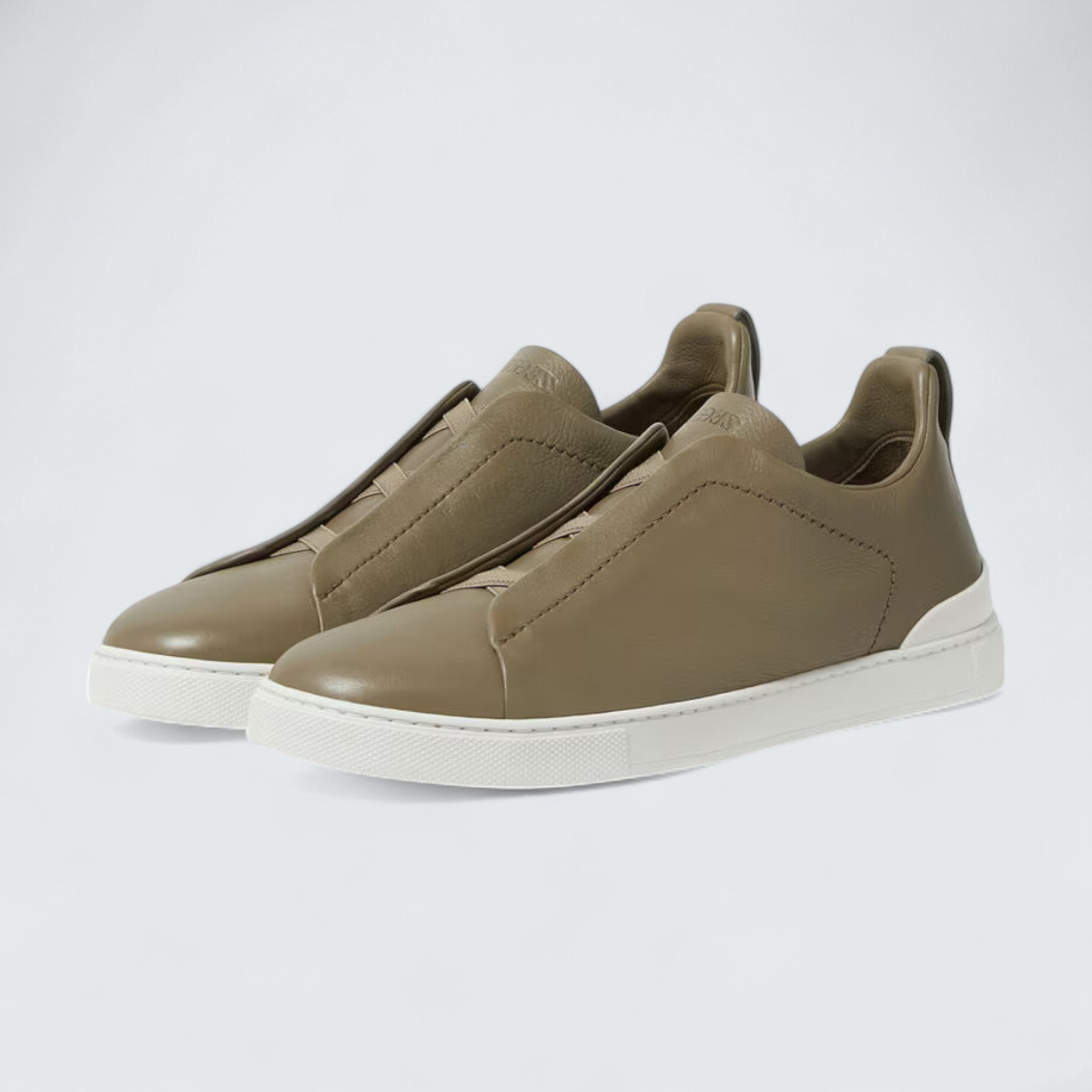 Light Olive Green Triple Stitch™ SECONDSKIN Sneakers