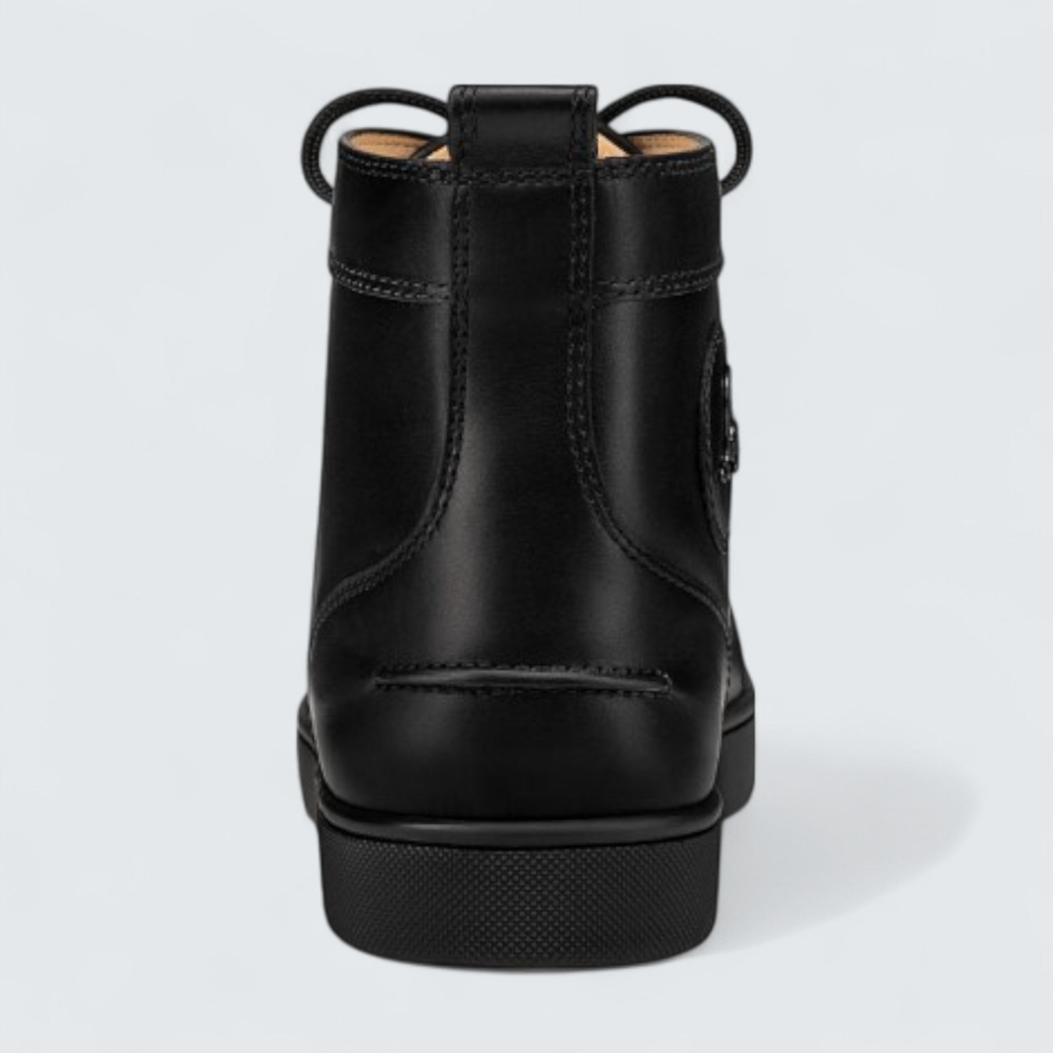 Lou Spikes Calf Leather High-top Sneaker