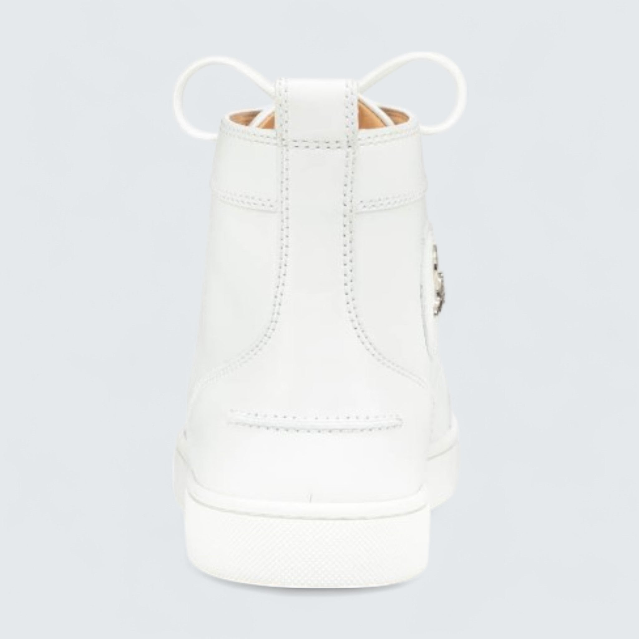 Louis Calf Leather White High-top Sneaker