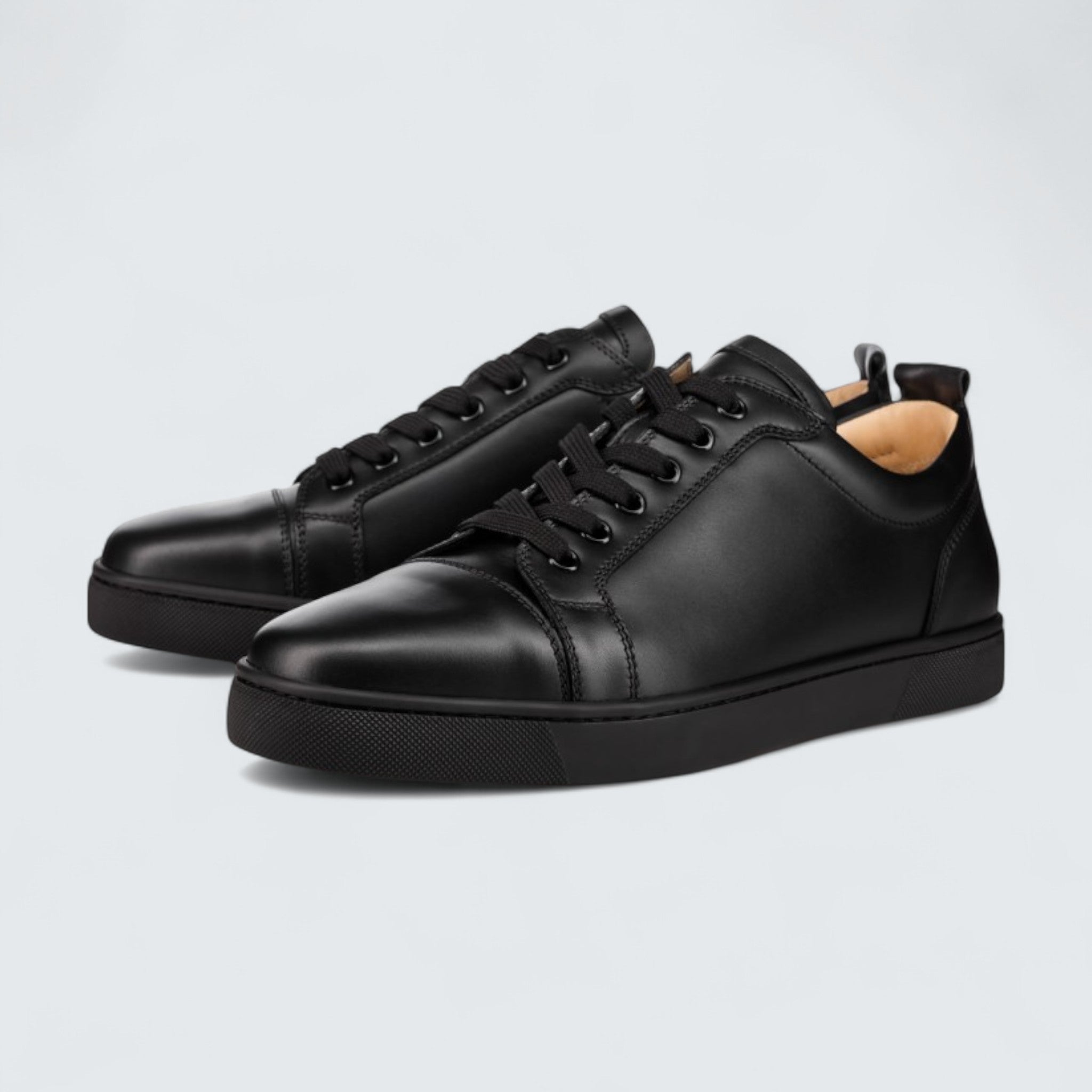 Louis Junior Calf Leather Black Sneaker