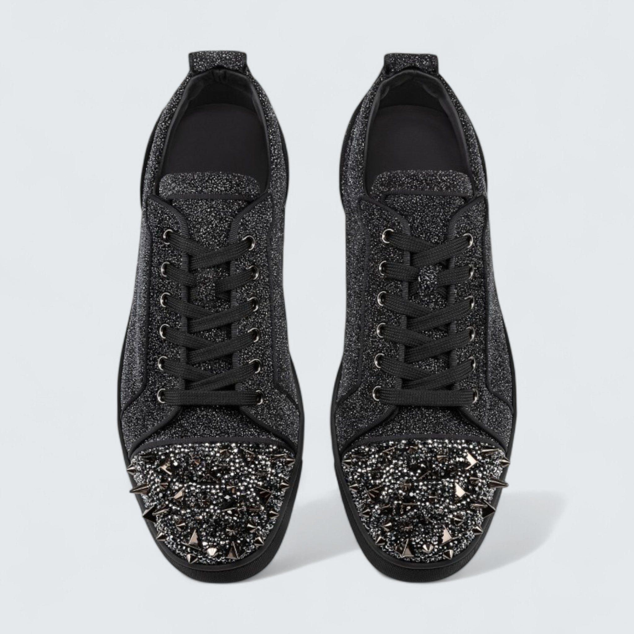 Louis Junior P Pik Pik Strass Suede Leather Comete and Strass