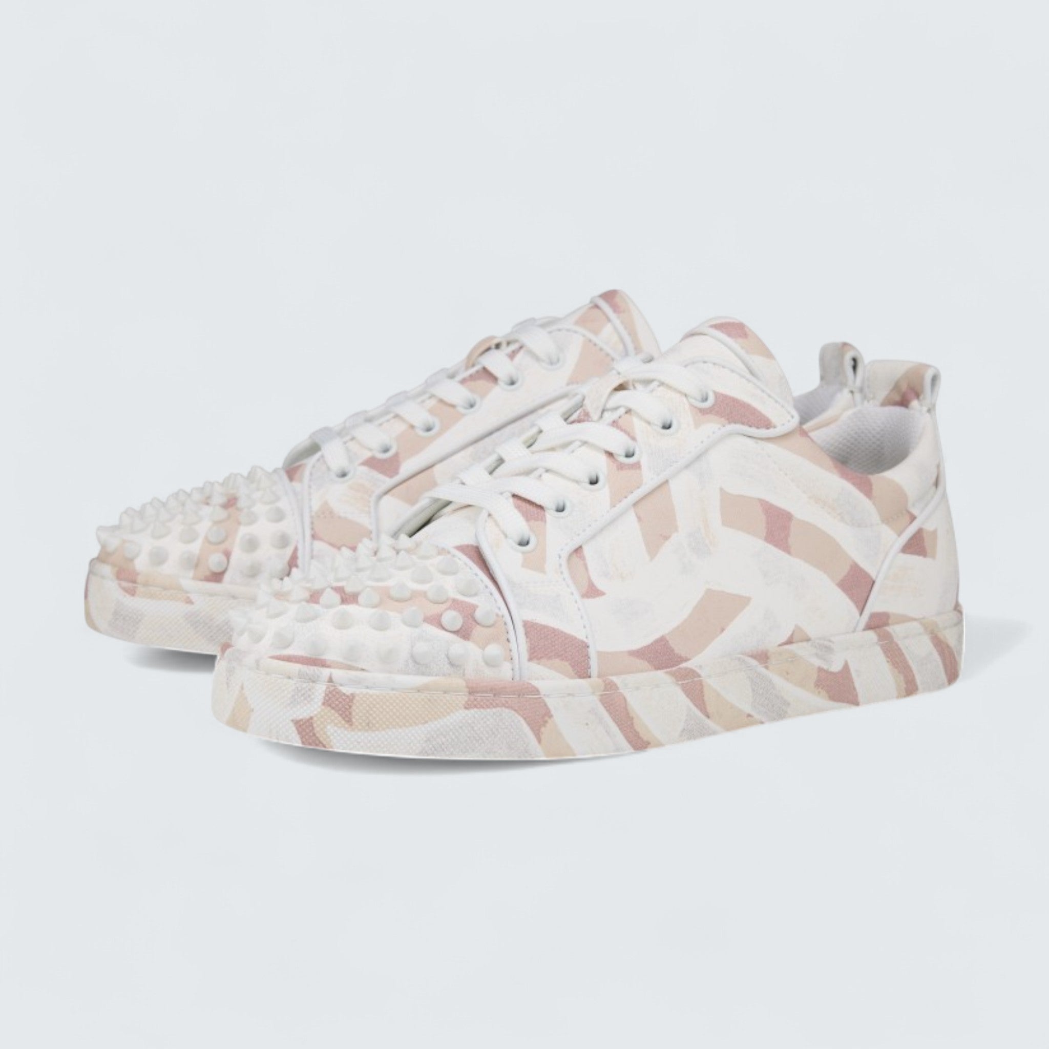 Louis Junior Spikes Gaagal Coated Canvas Leche