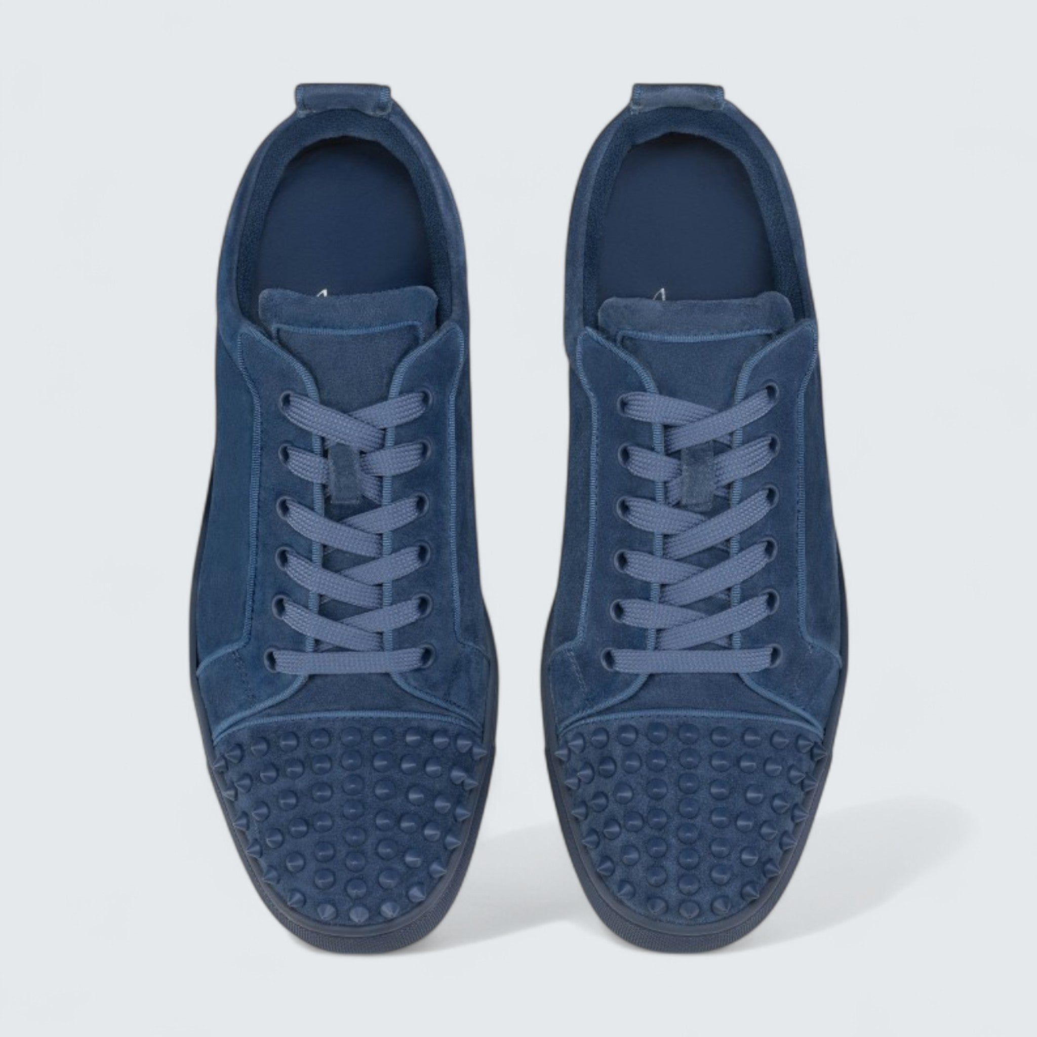 Louis Junior Spikes Veau Velours and Spikes Denim