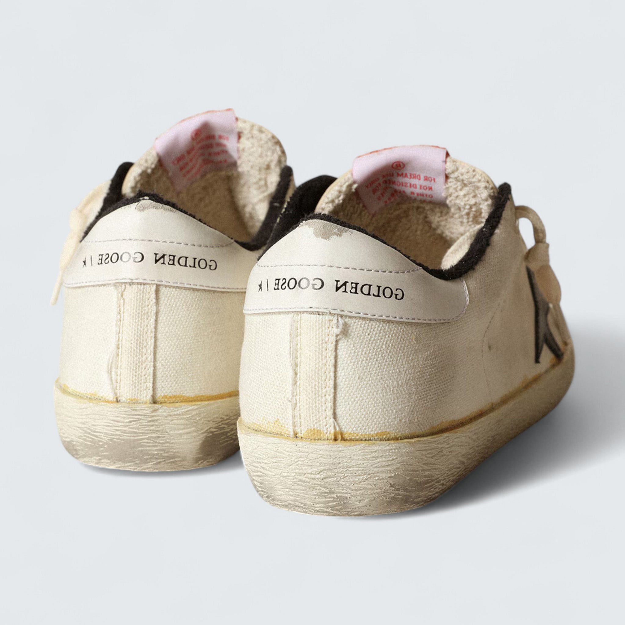 Super-Star 'Beige Canvas & Black Star'
