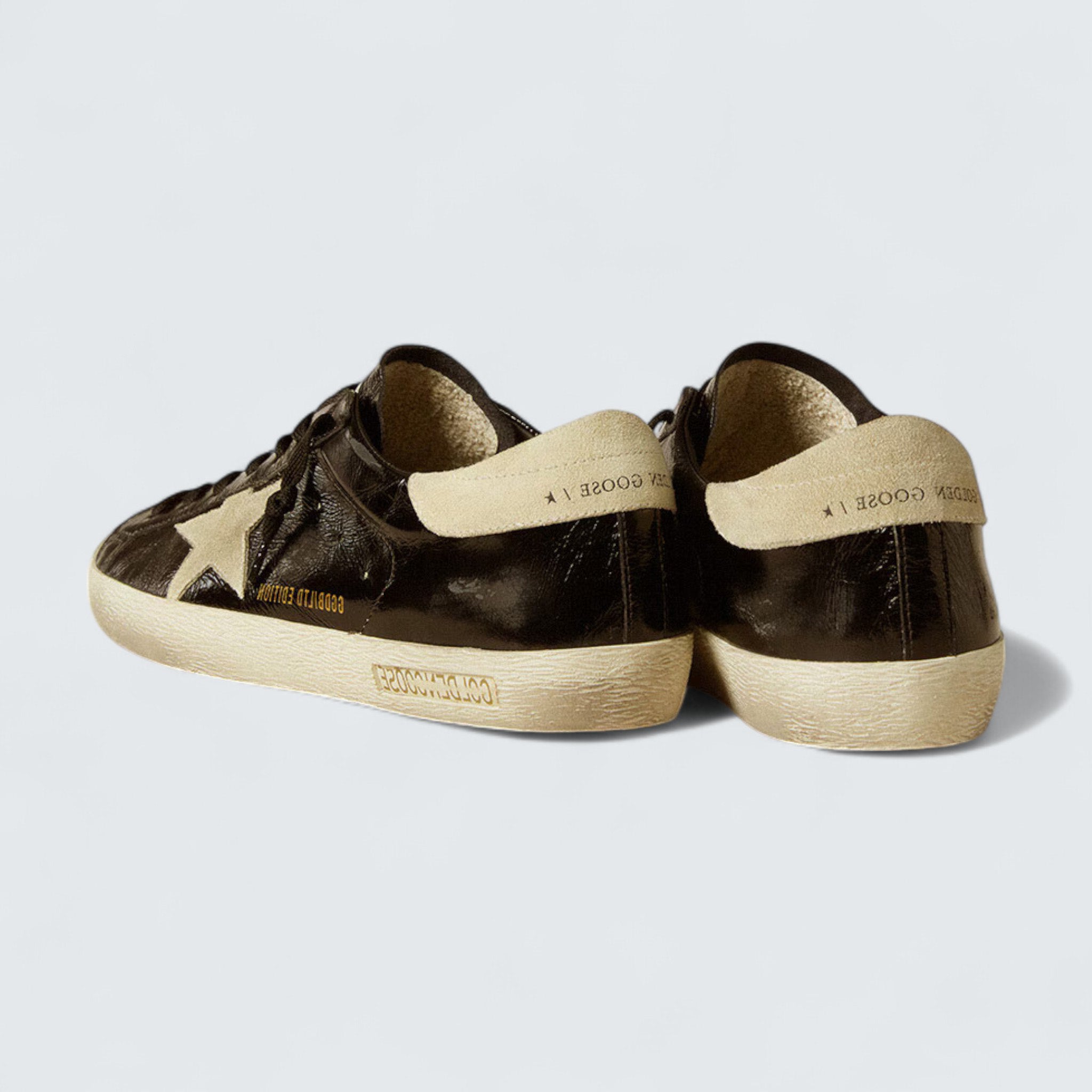 Super-Star 'Black Patent & Suede Accents'