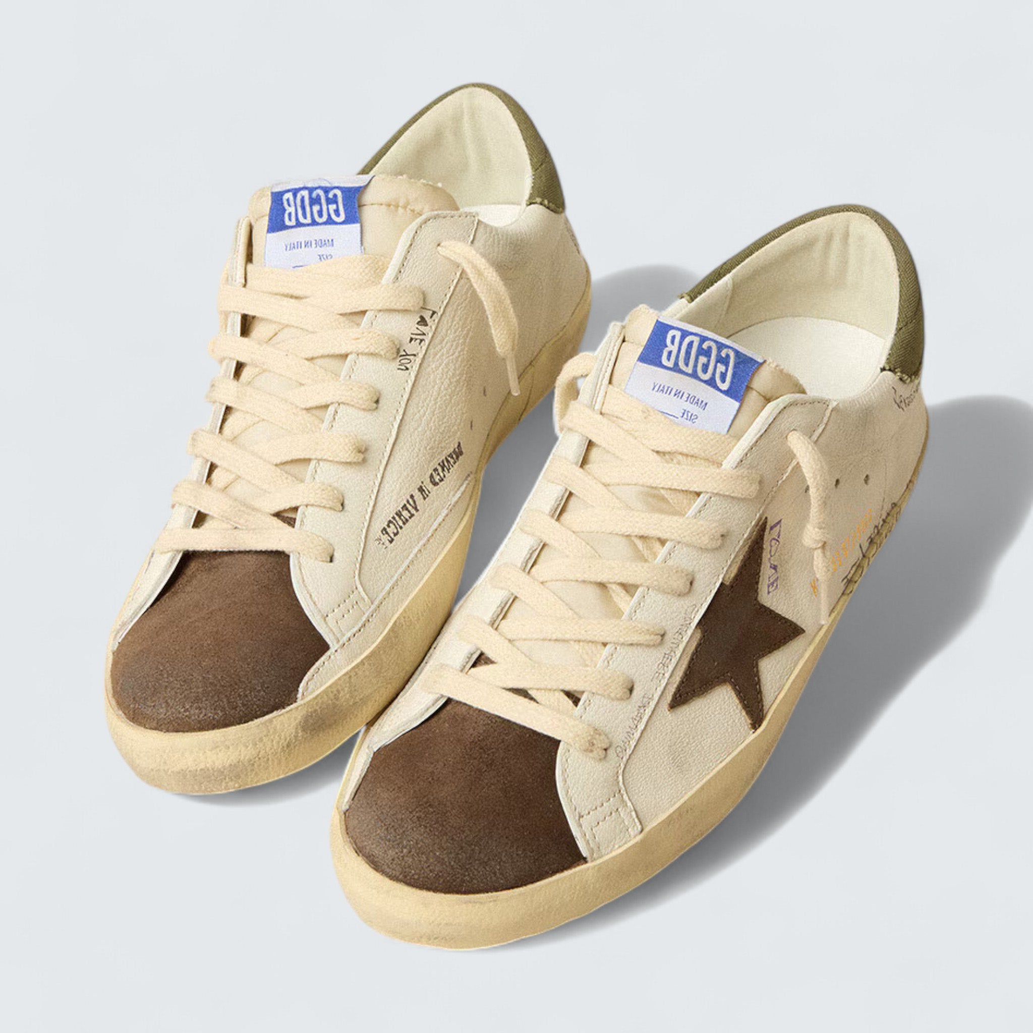 Super-Star 'Nappa Leather & Black Star'