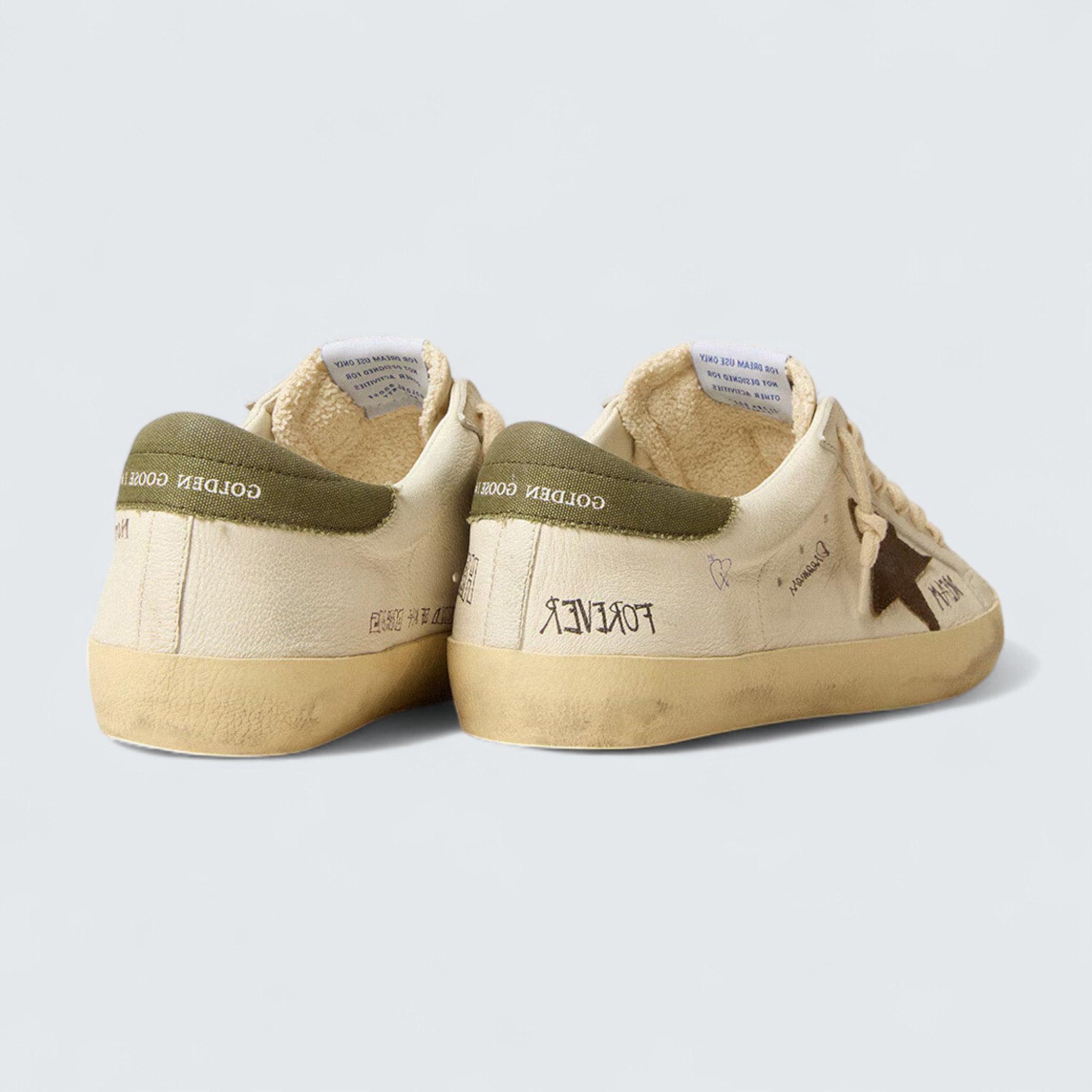Super-Star 'Nappa Leather & Black Star'