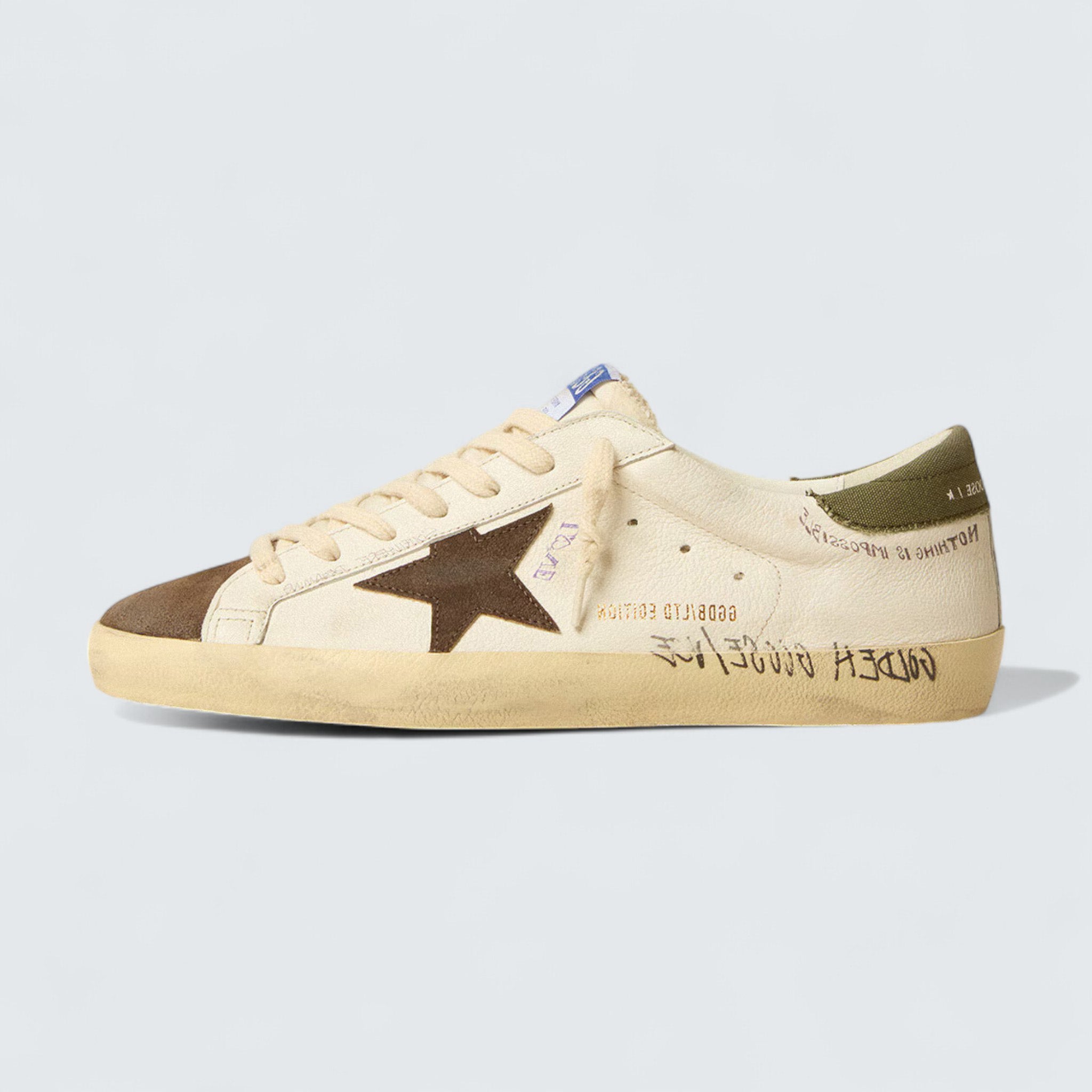 Super-Star 'Nappa Leather & Black Star'
