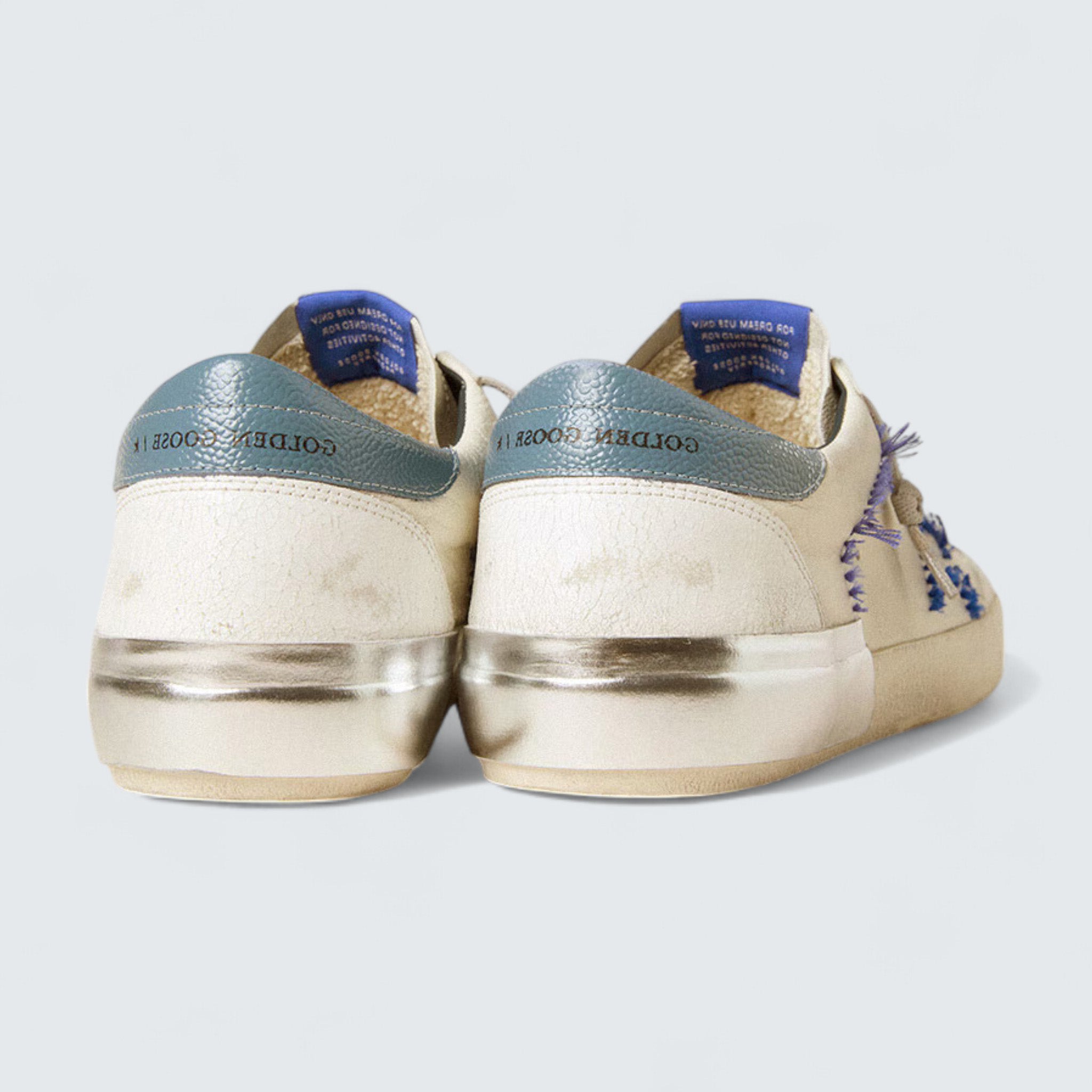 Super-Star 'Nappa Leather & Embroidered Star'