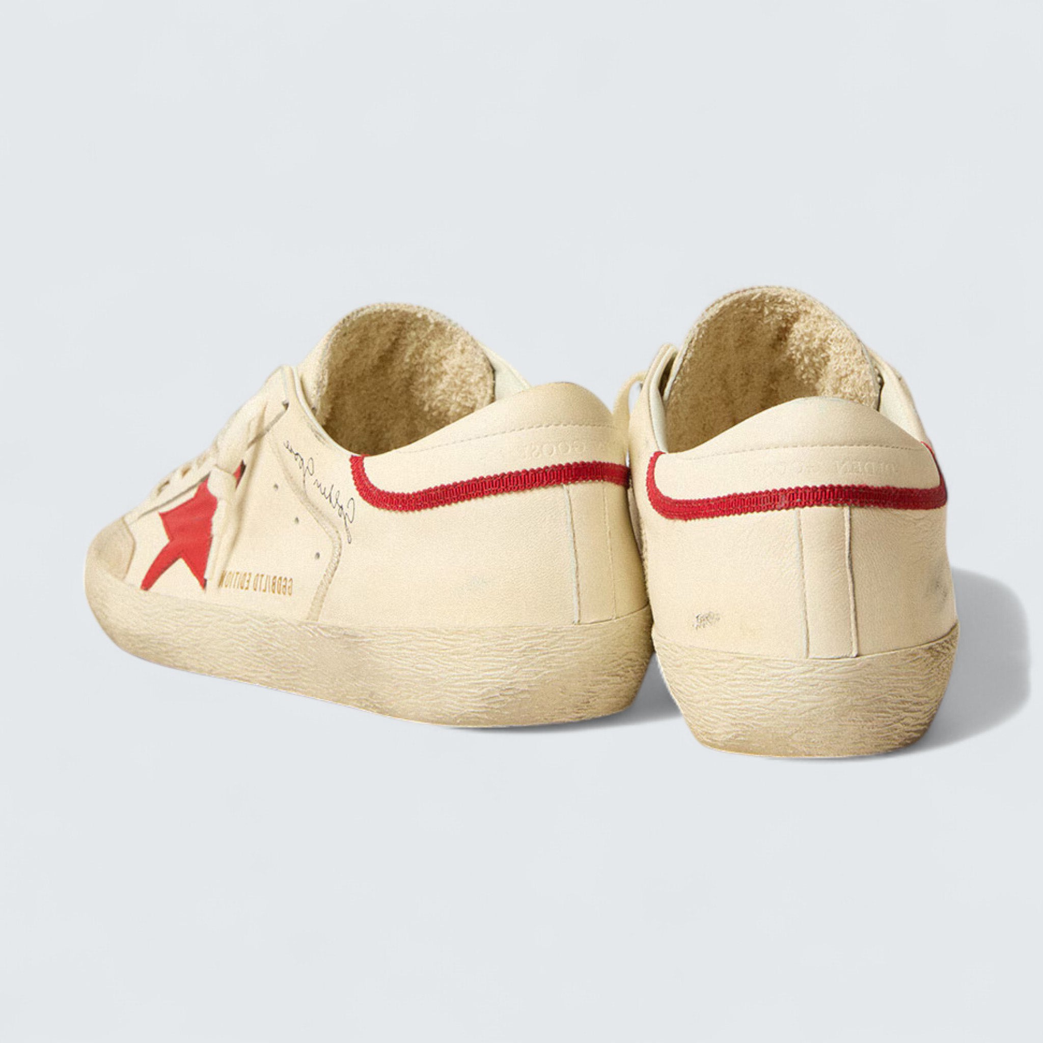 Super-Star 'Nappa Leather & Red Star'
