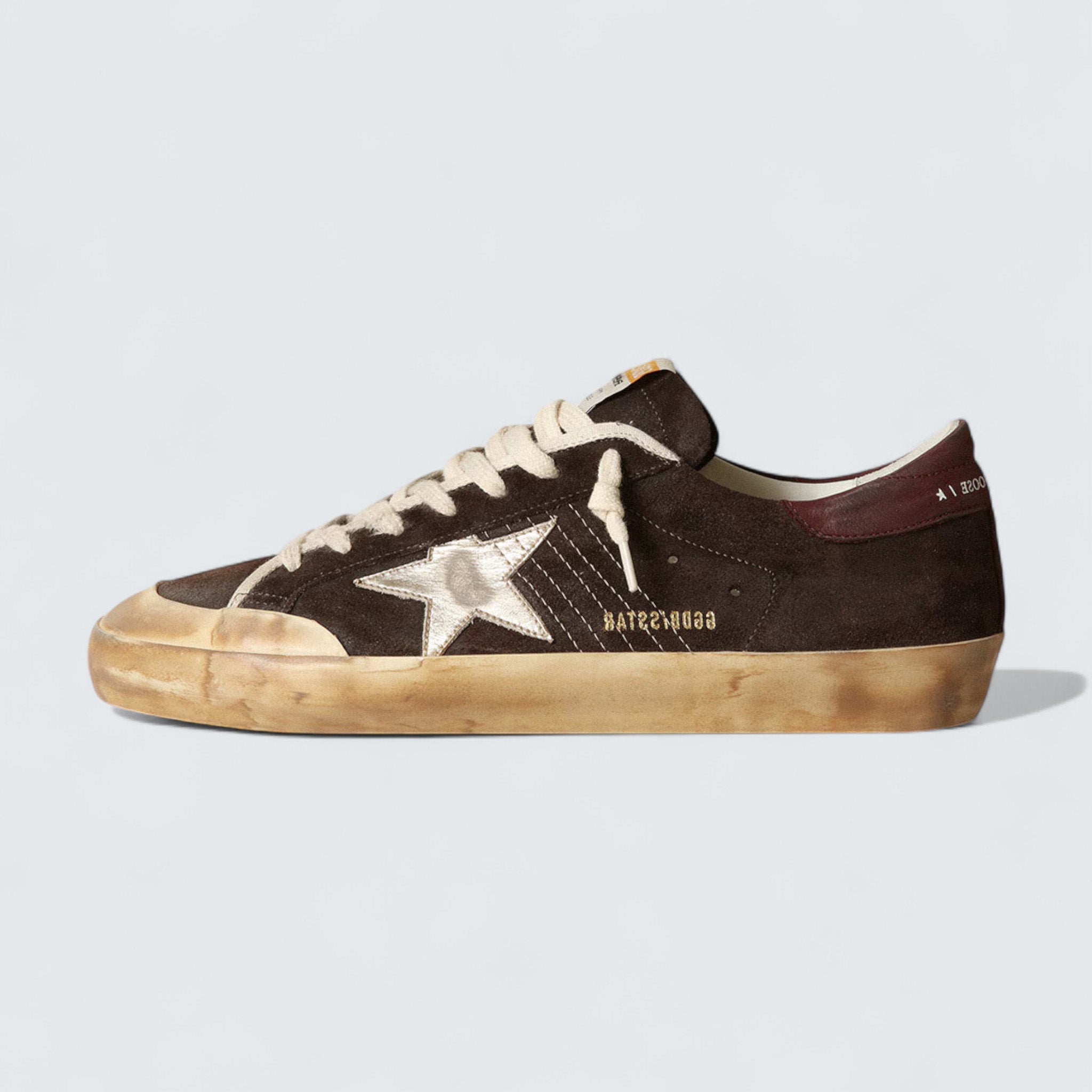 Super-Star 'Brown Suede & Platinum Star'