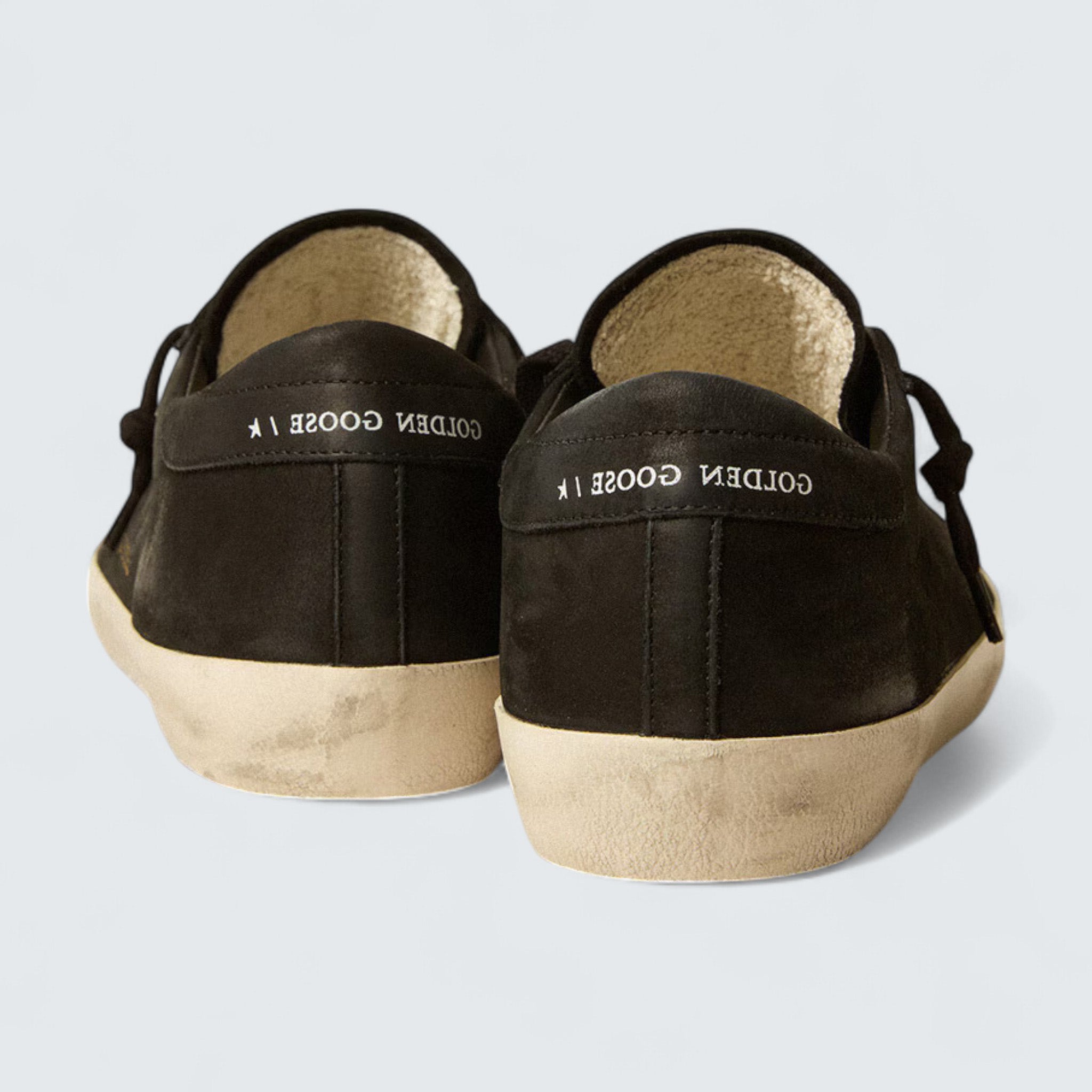Super-Star 'Black Nubuck & Perforated Star'