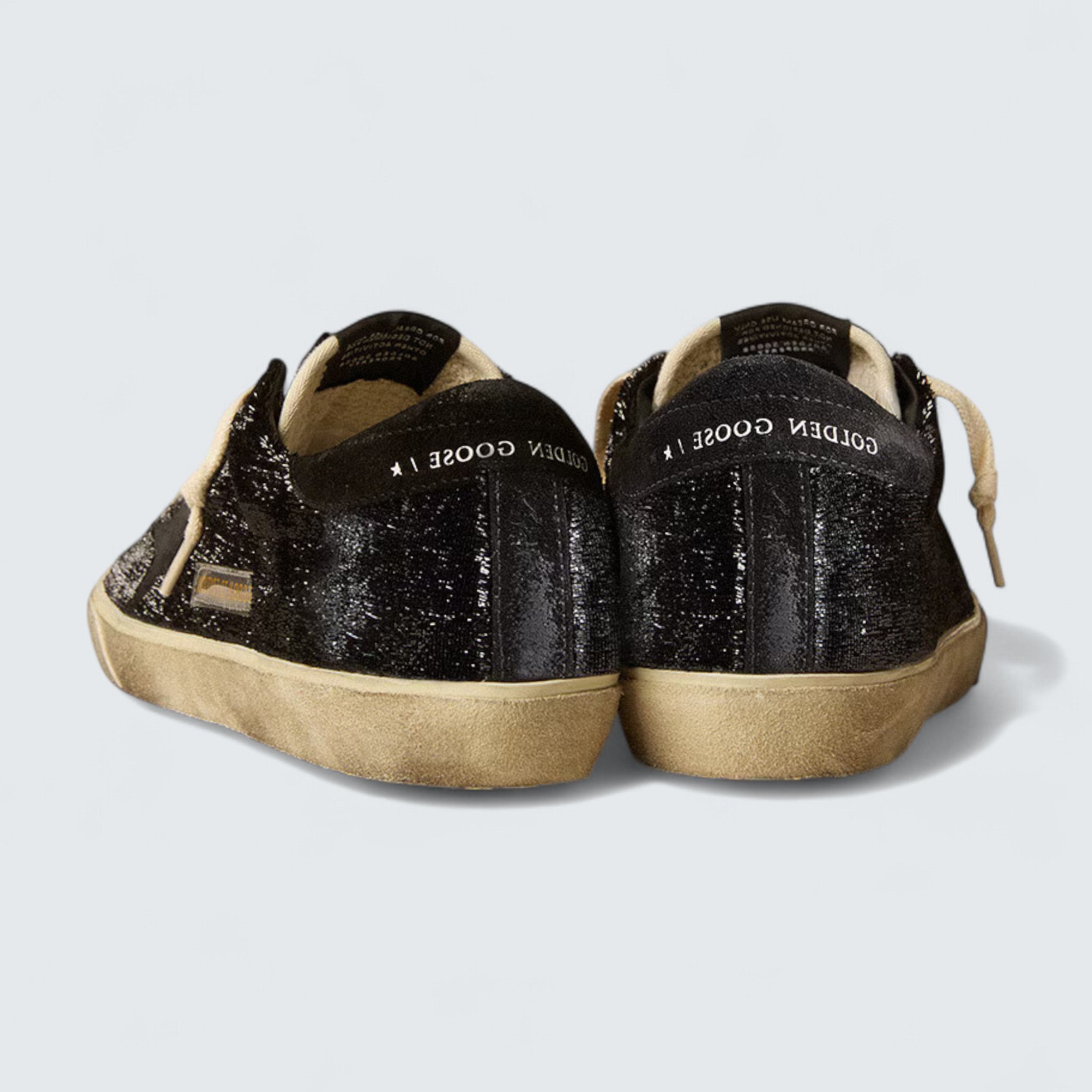 Super-Star 'Black Velvet & Suede Star'