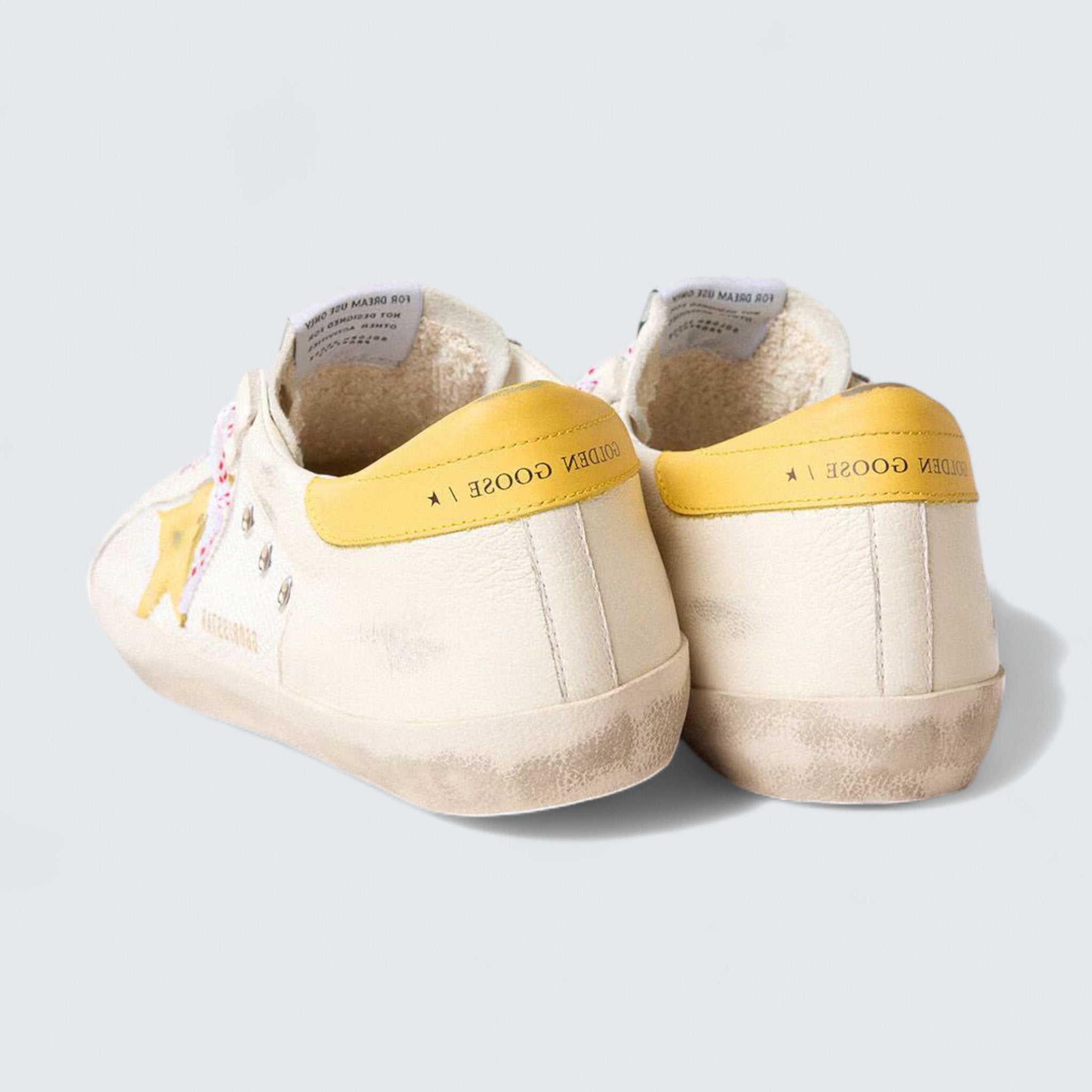 Super-Star 'Mesh, Nappa & Yellow Leather Star'