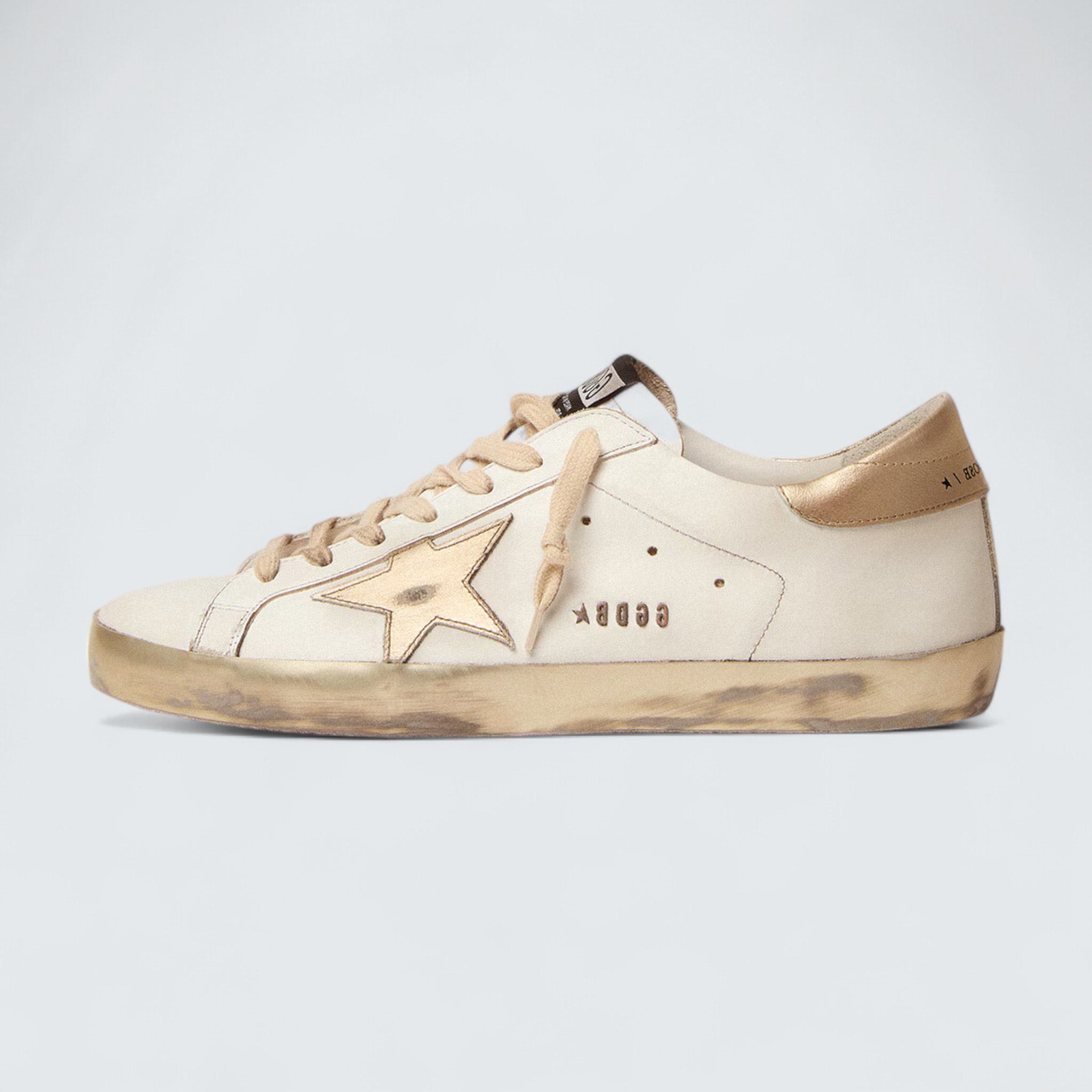 Super-Star 'Gold Sparkle Foxing & Lettering'