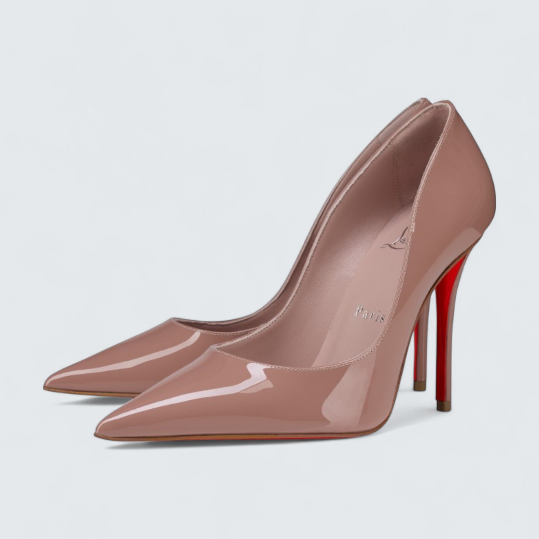 Miss Z Pumps Patent Calf Leather Vintage Rose