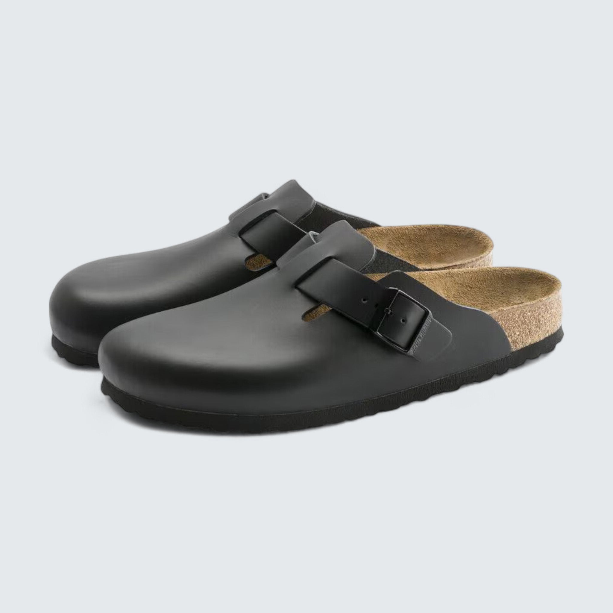 Boston 'Black Natural Leather'