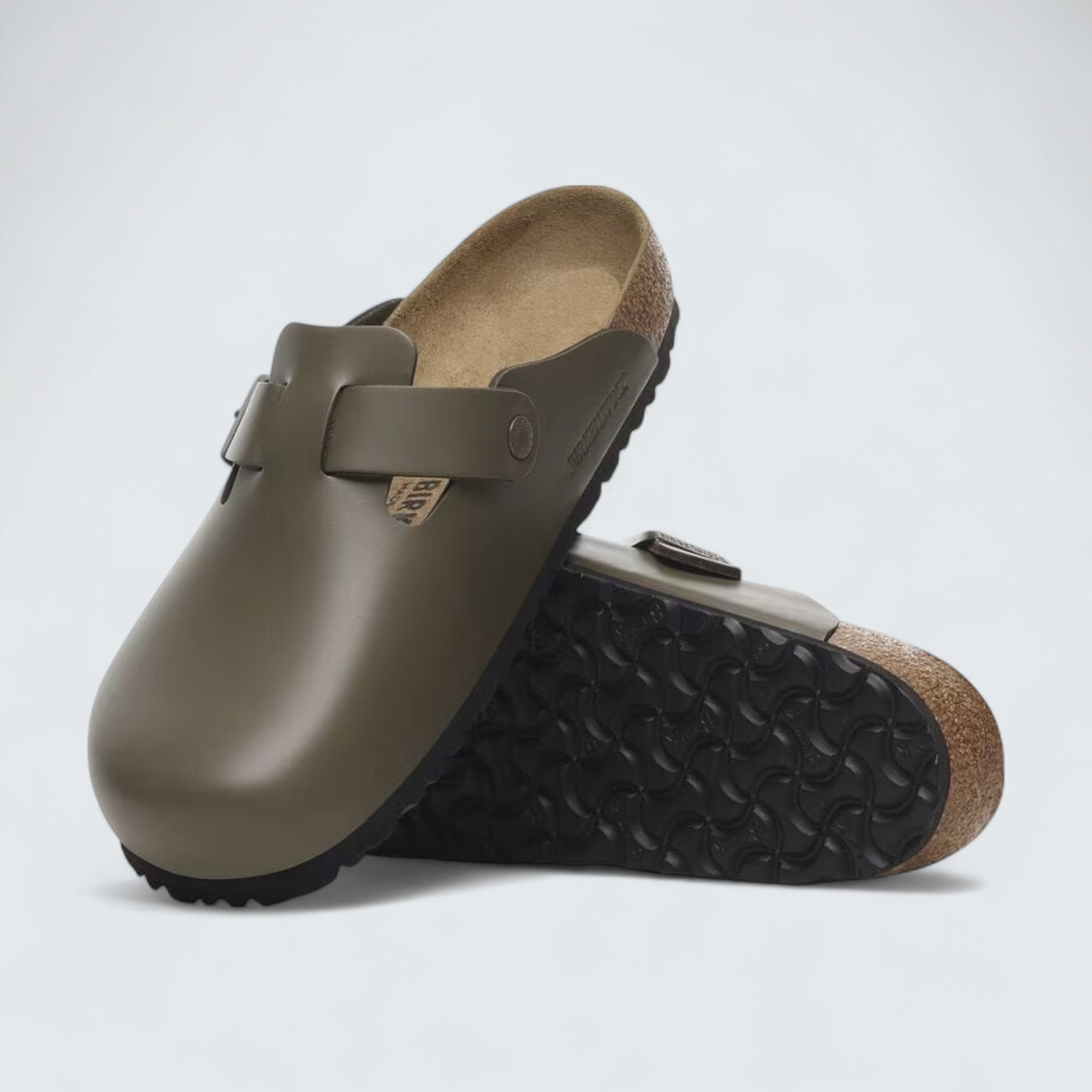 Boston 'Concrete Gray Natural Leather'