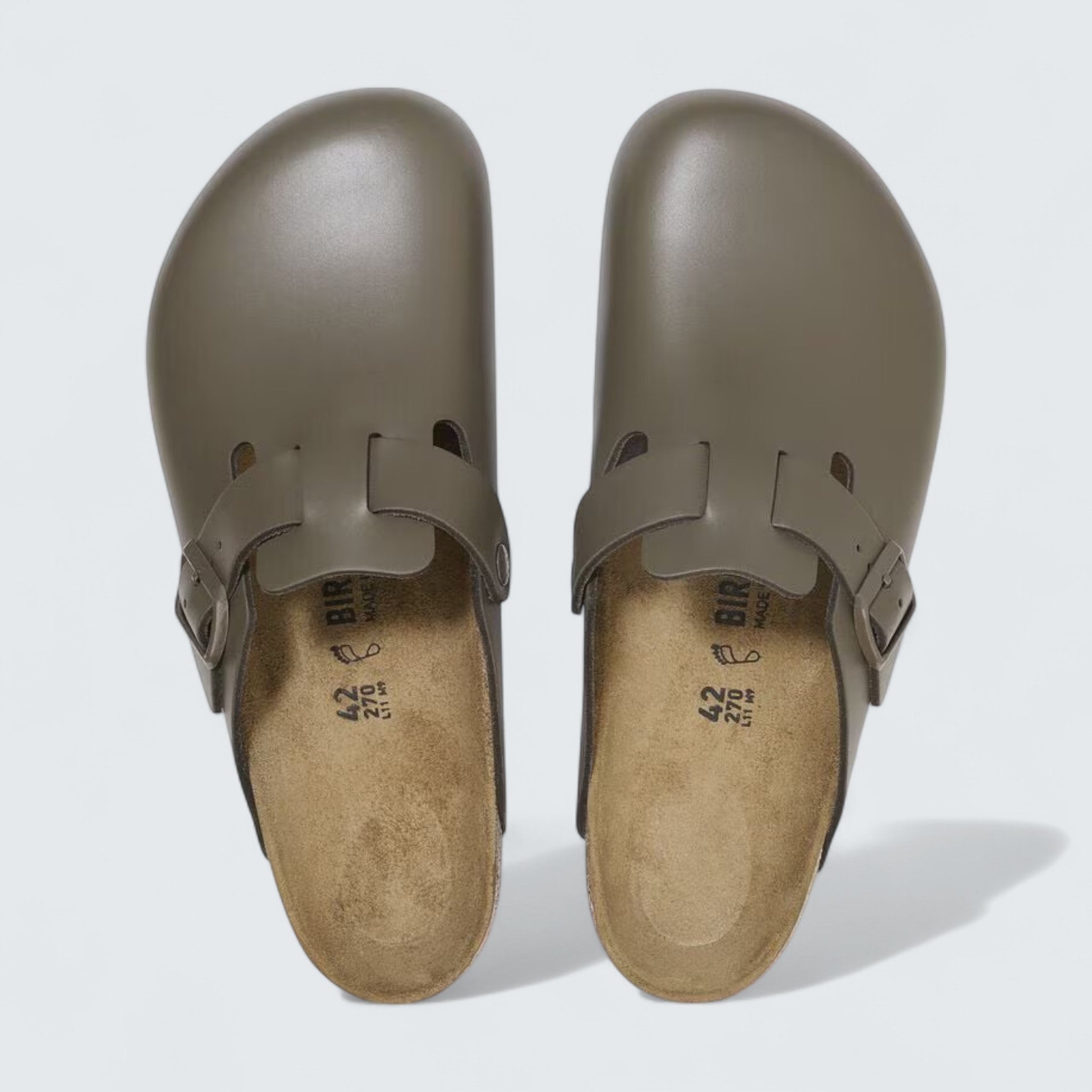 Boston 'Concrete Gray Natural Leather'
