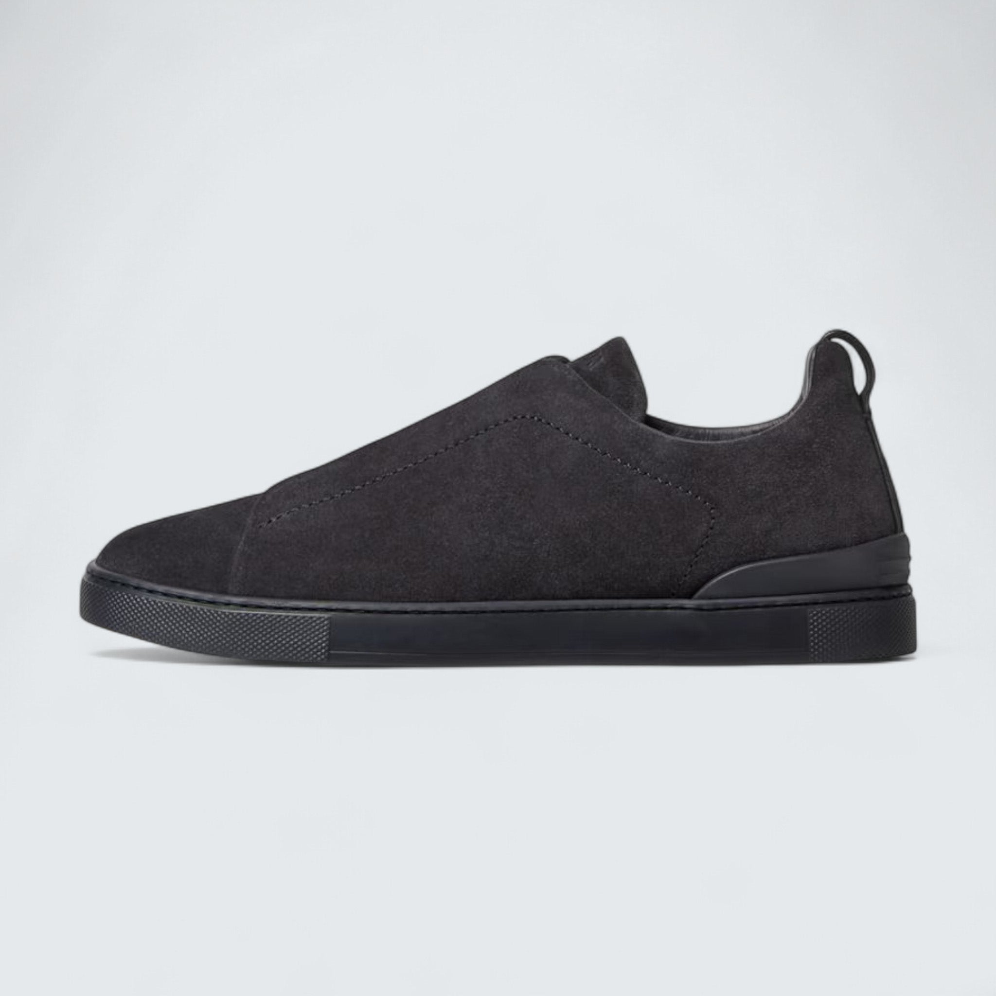 Navy Blue Suede Triple Stitch™ Sneakers