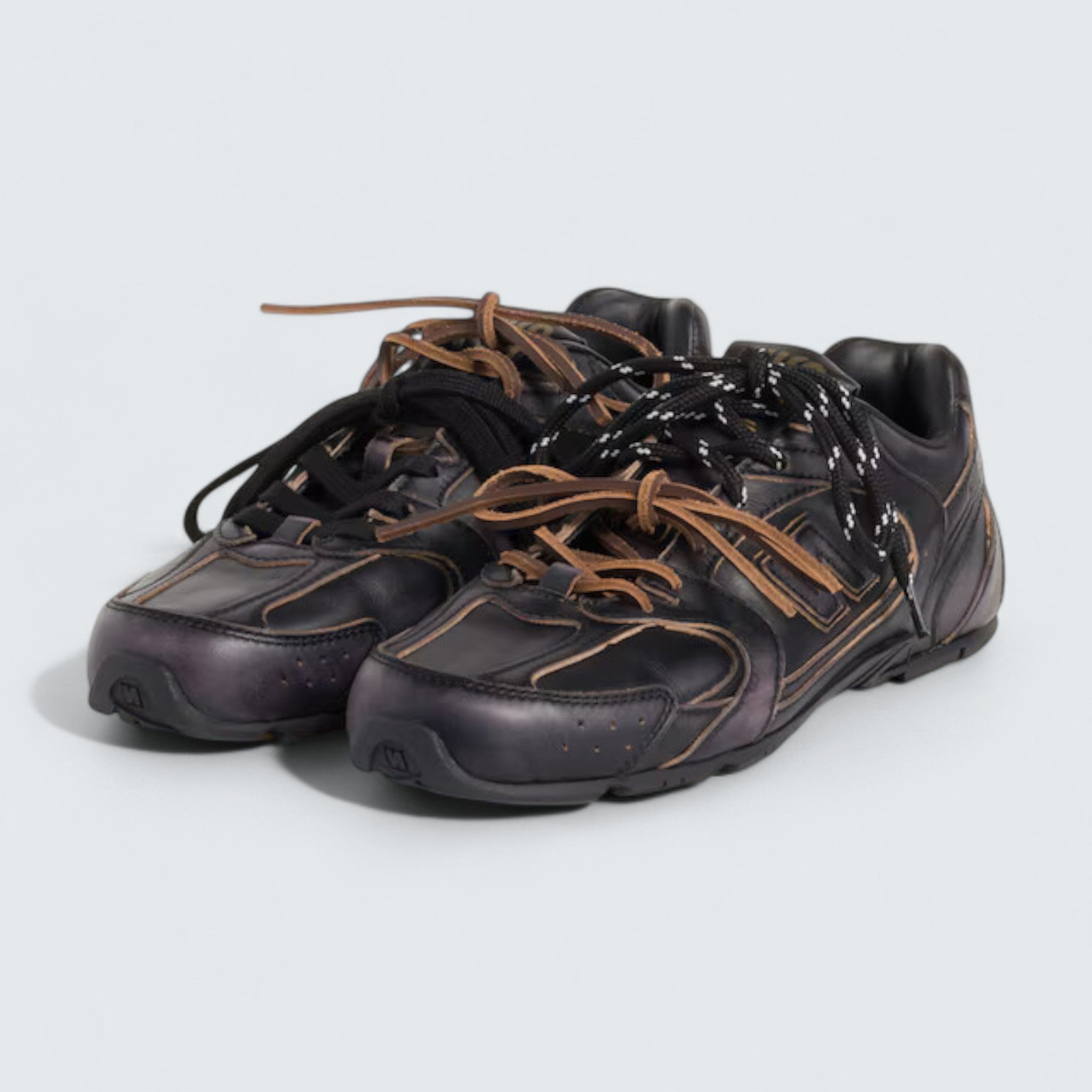 x New Balance 530 SL Leather Sneakers 'Black'