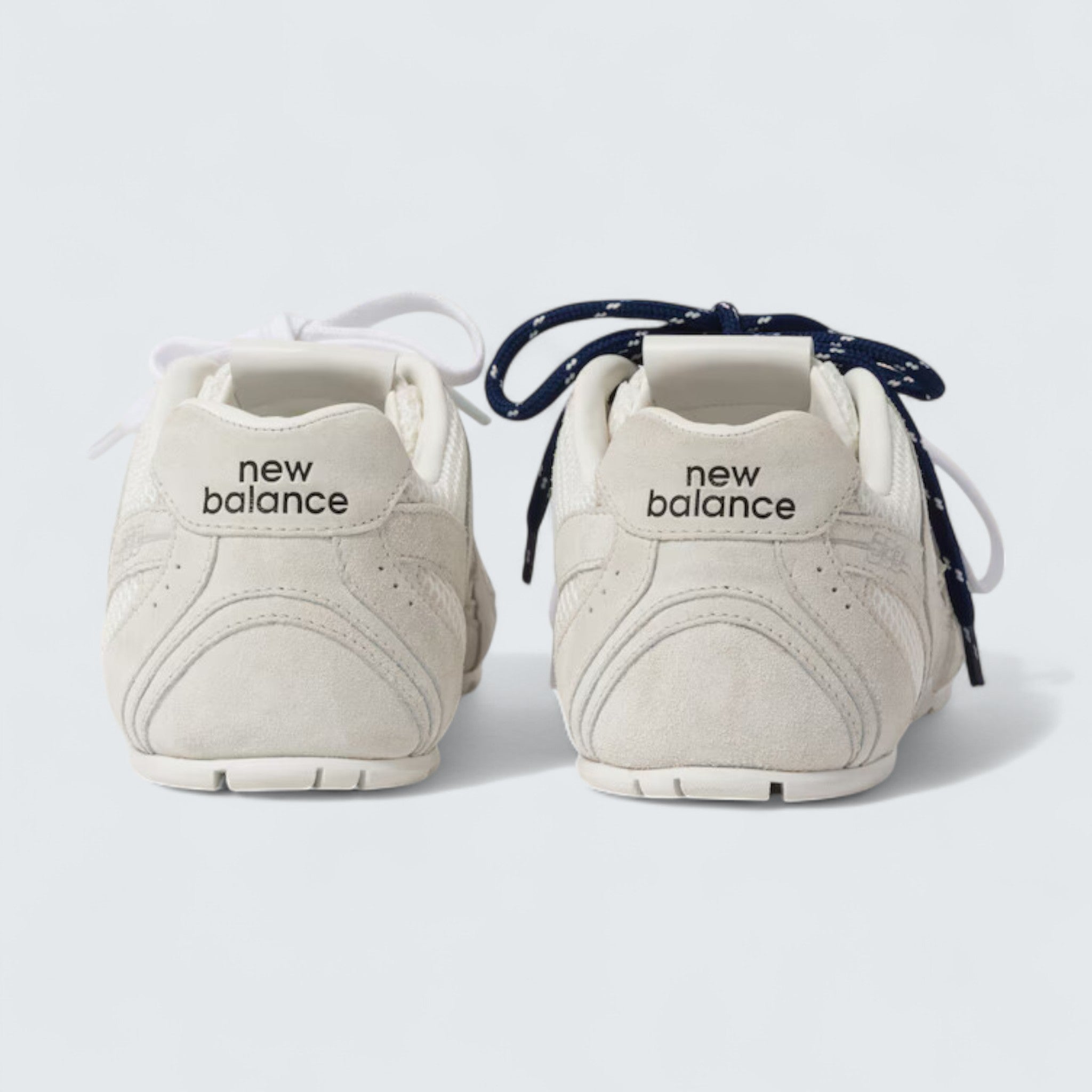 x New Balance 530 SL Suede and Mesh Sneakers 'White'