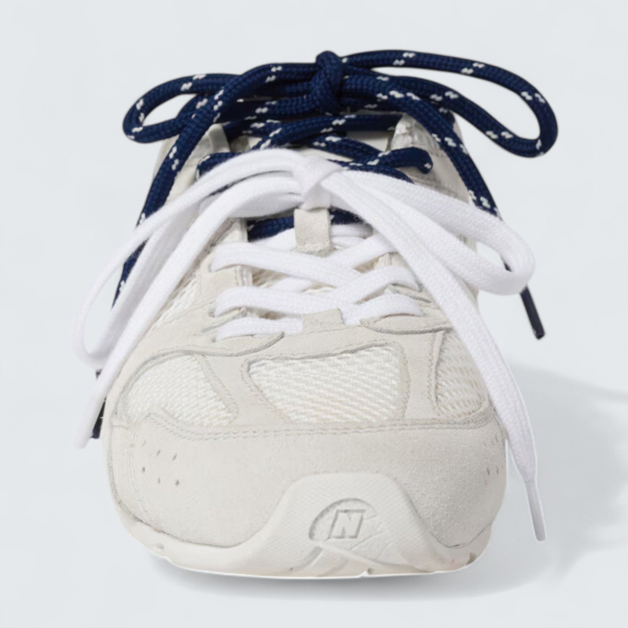 x New Balance 530 SL Suede and Mesh Sneakers 'White'