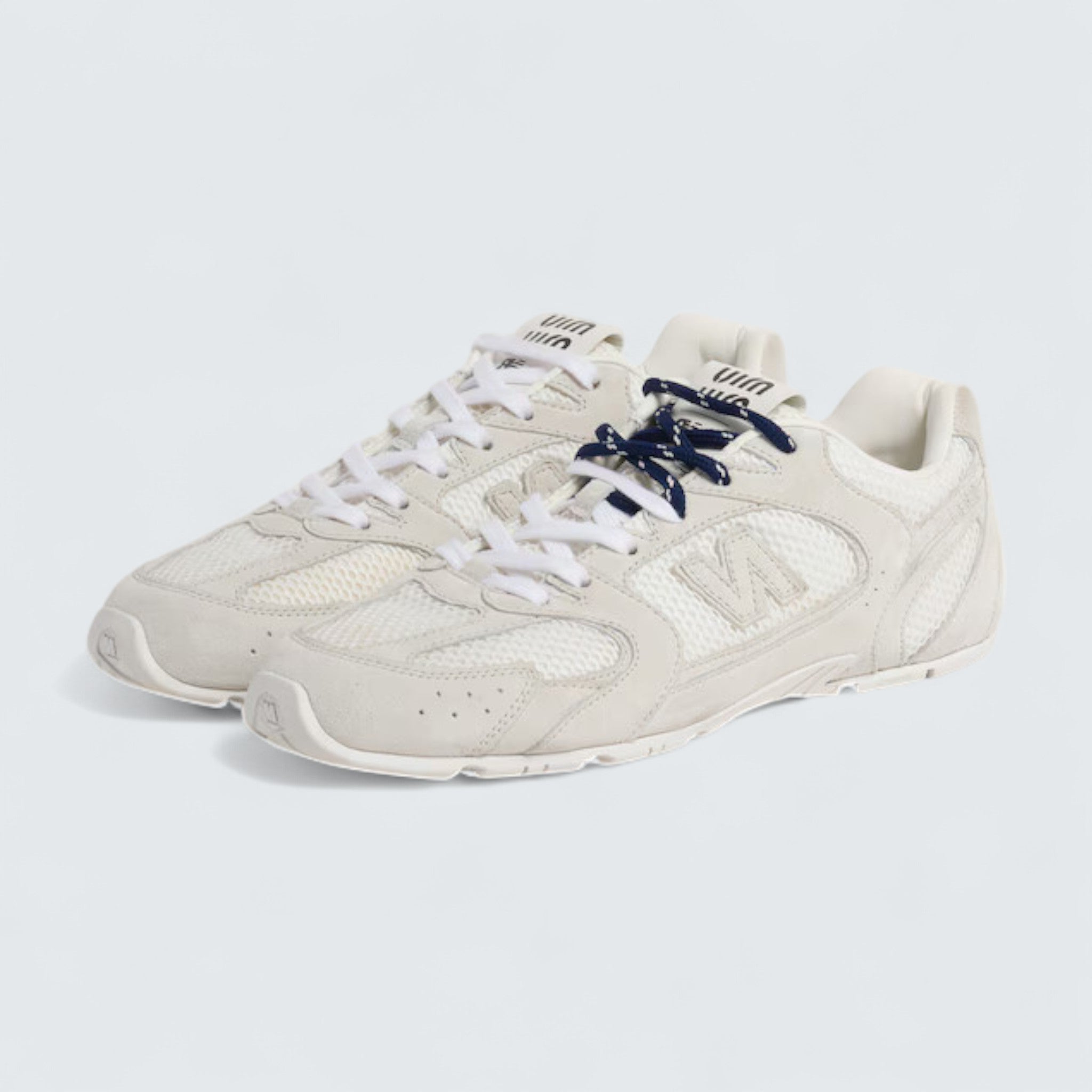 x New Balance 530 SL Suede and Mesh Sneakers 'White'