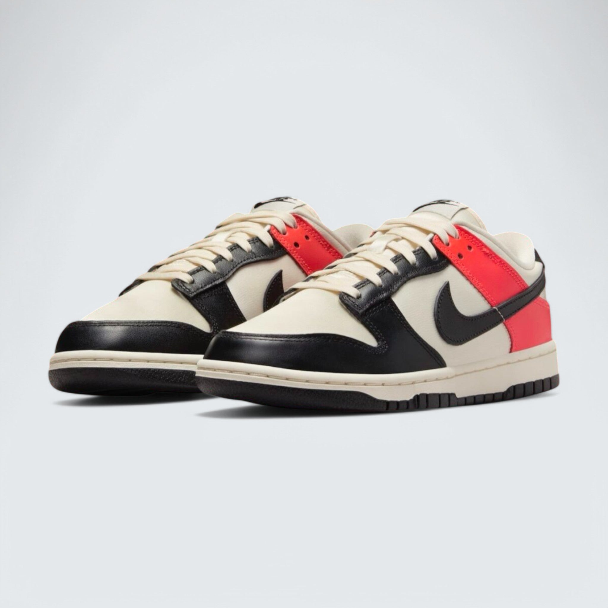 Dunk Low 'Black Toe Bright Crimson'